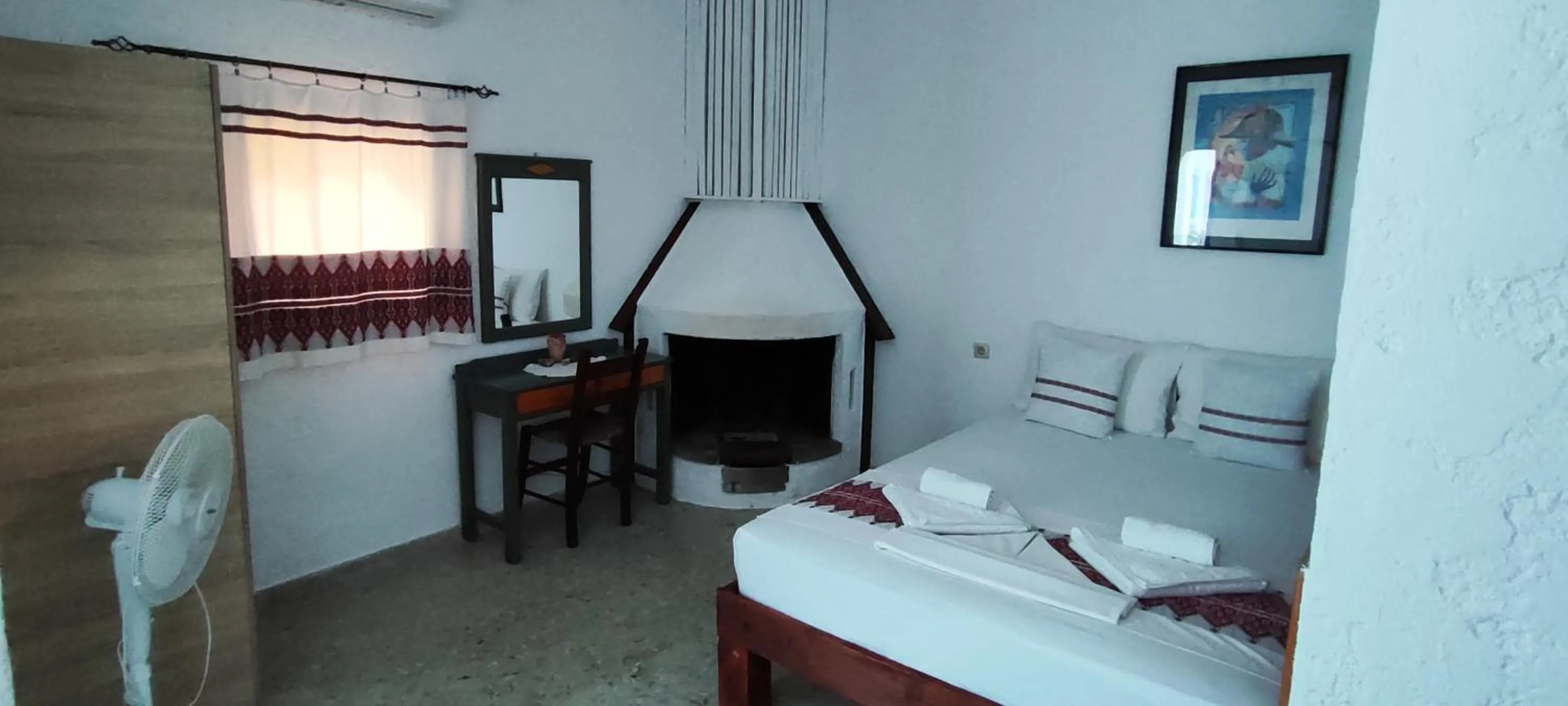 Bed in Oleander's Garden Traditional Cretan Cottage