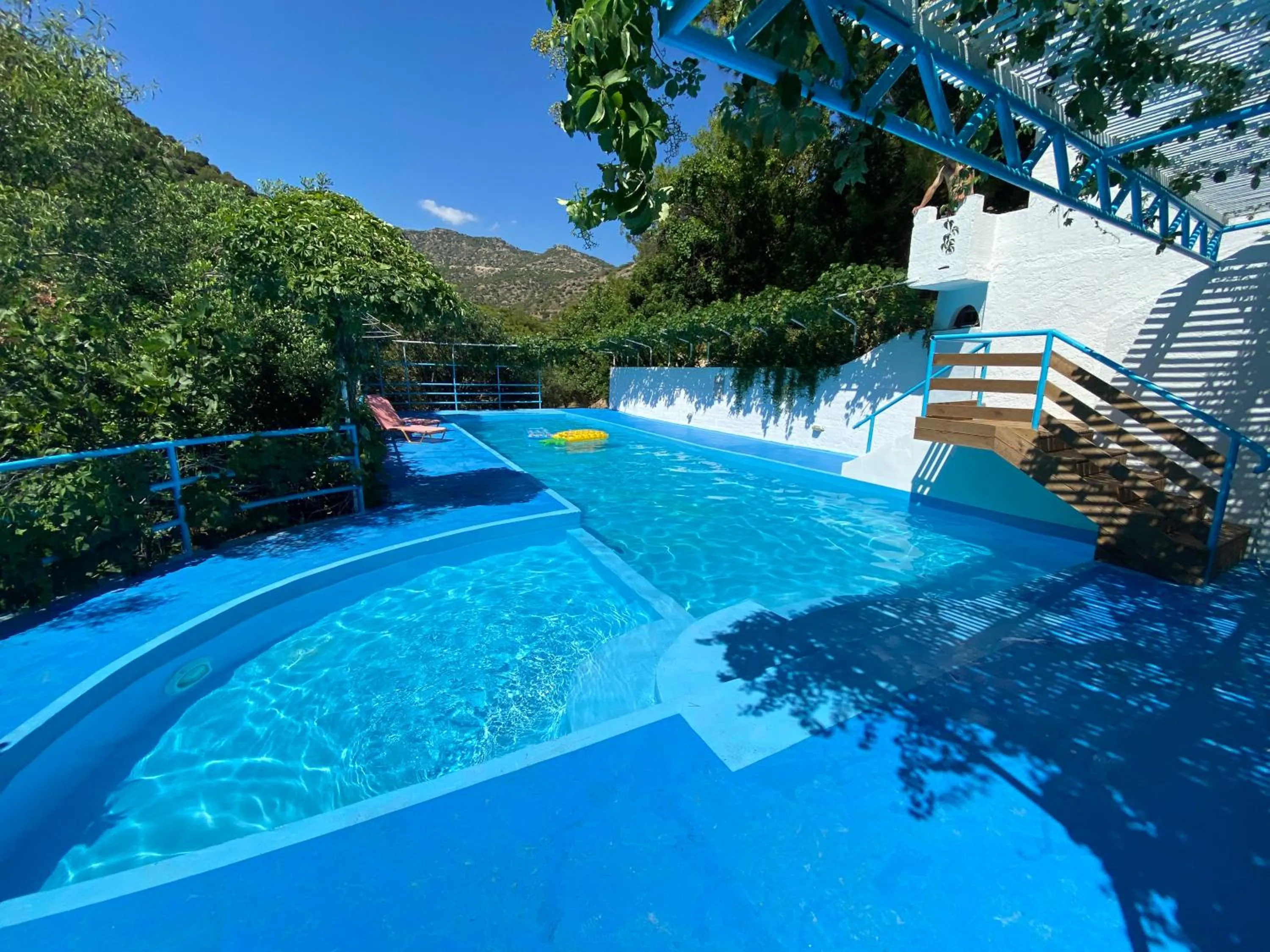 Swimming pool in Oleander's Garden Traditional Cretan Cottage