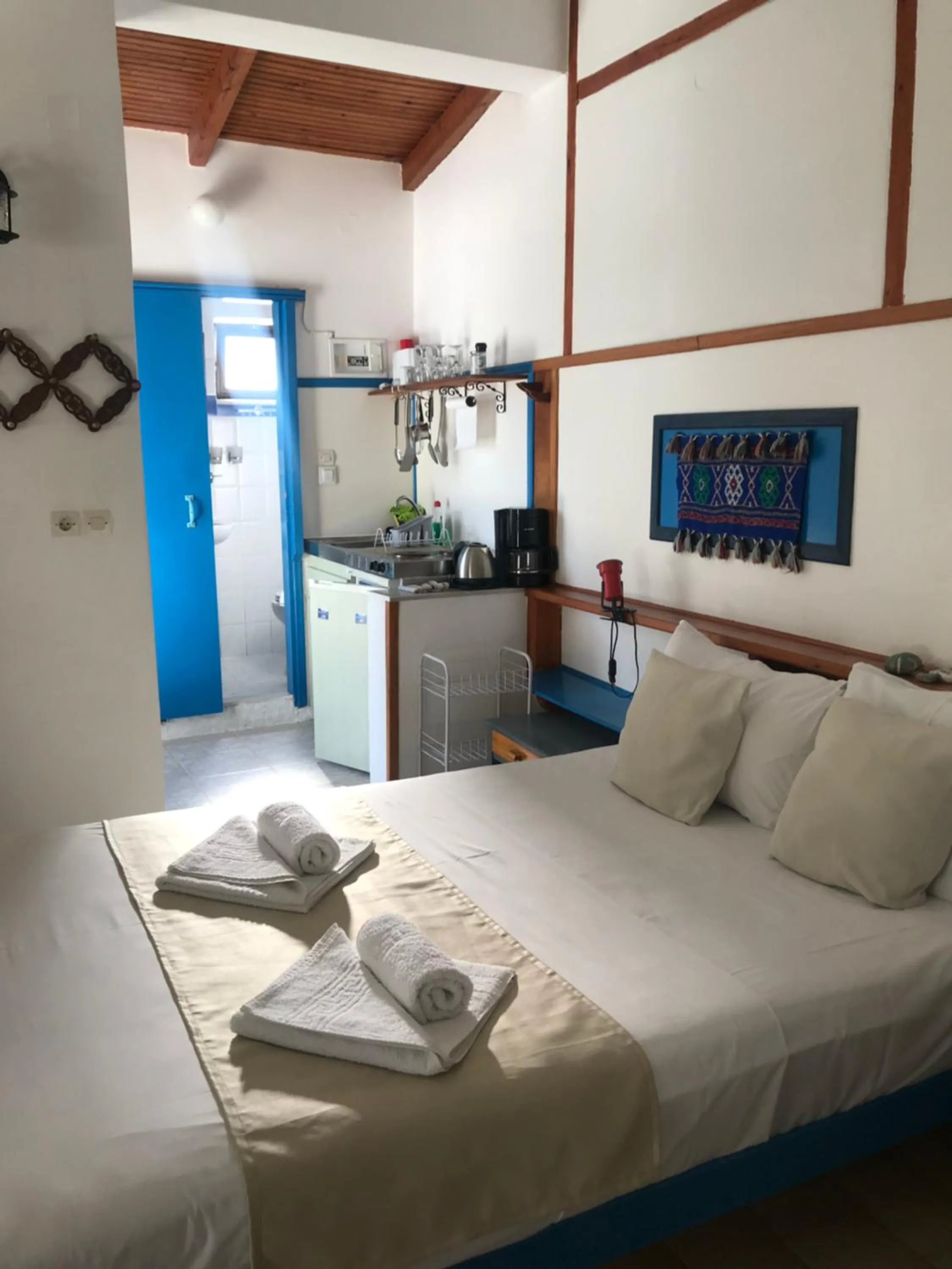 Bed in Oleander's Garden Traditional Cretan Cottage