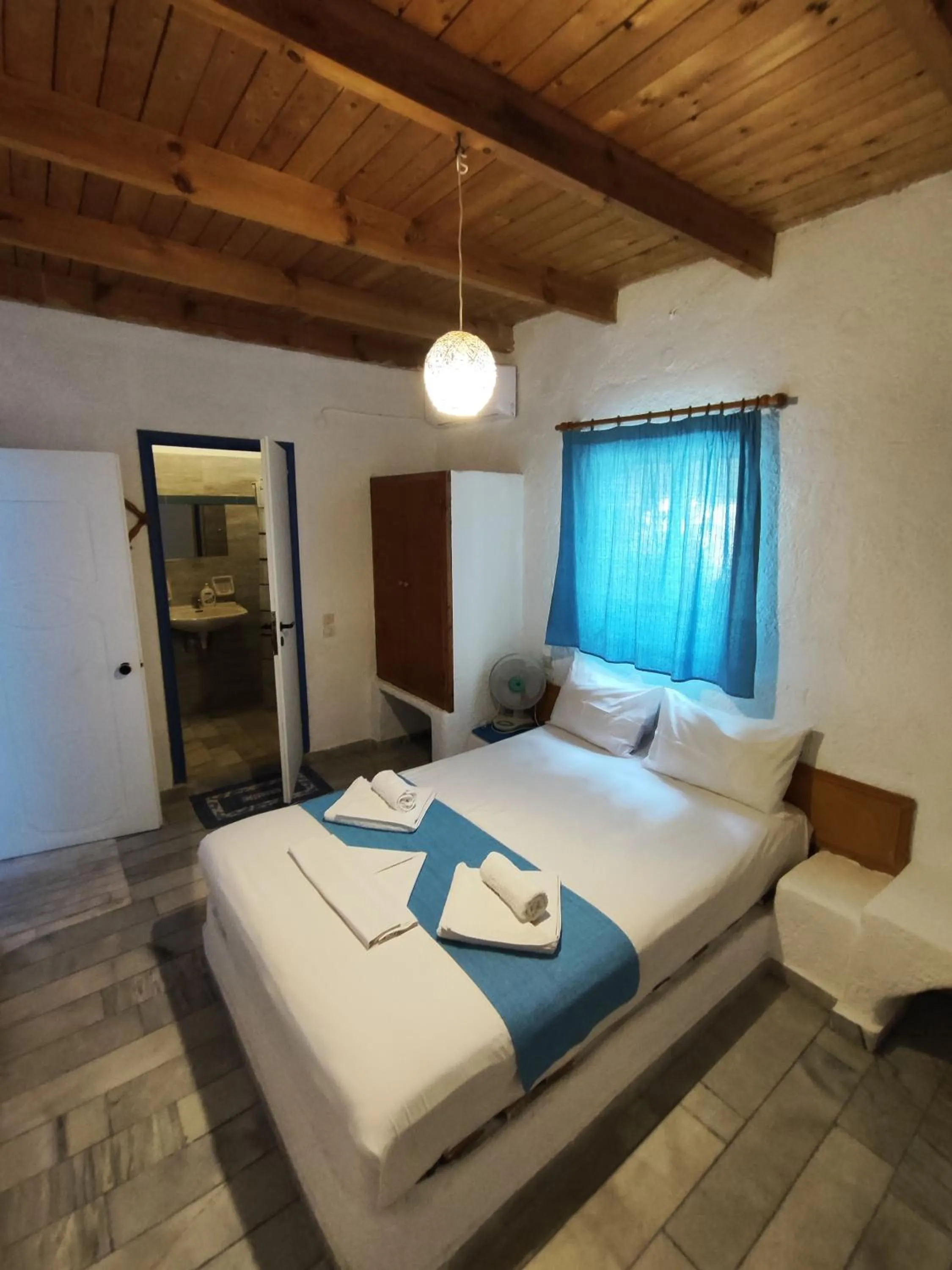 Bed in Oleander's Garden Traditional Cretan Cottage