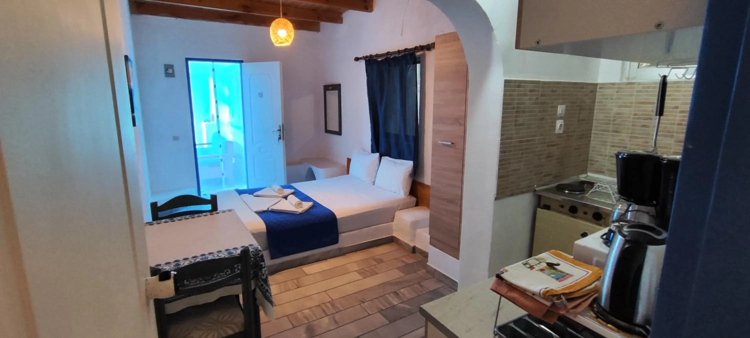 Bed in Oleander's Garden Traditional Cretan Cottage