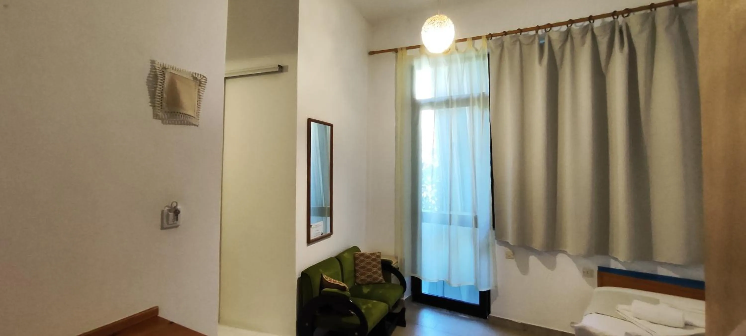 Bed in Oleander's Garden Traditional Cretan Cottage