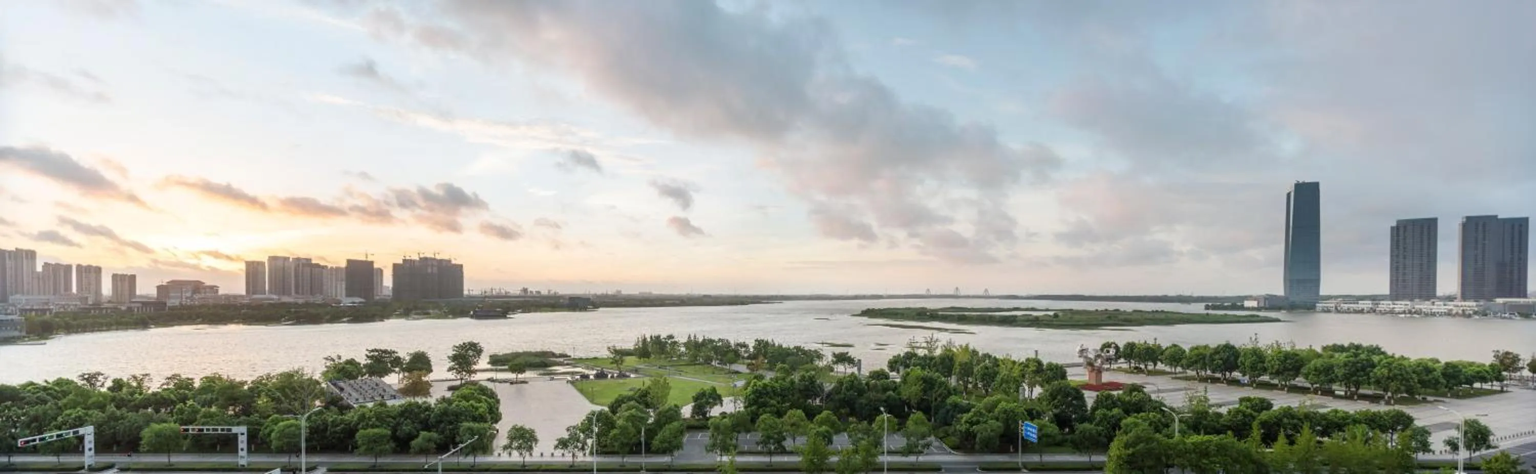 City view in Le Meridien Yixing Hotel