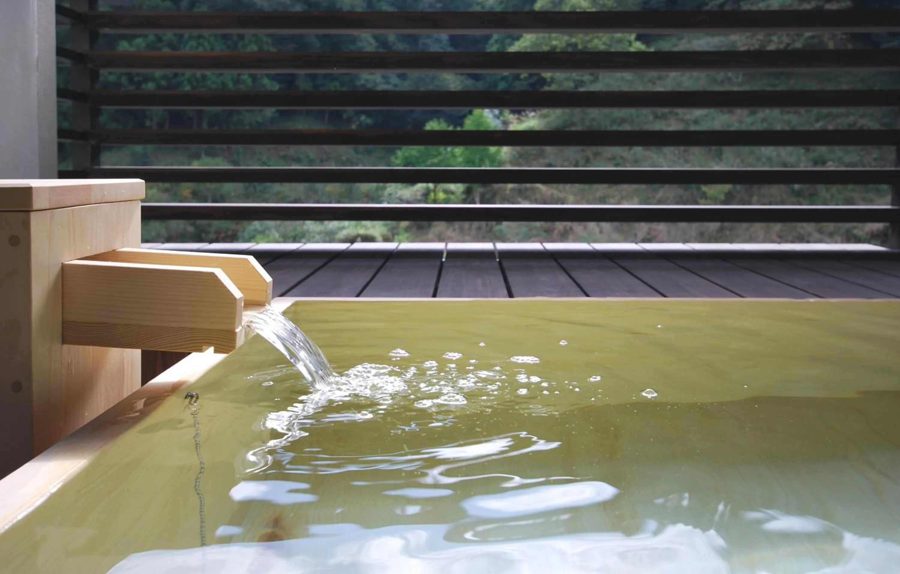 Hot Spring Bath in Kawayu Onsen Fujiya