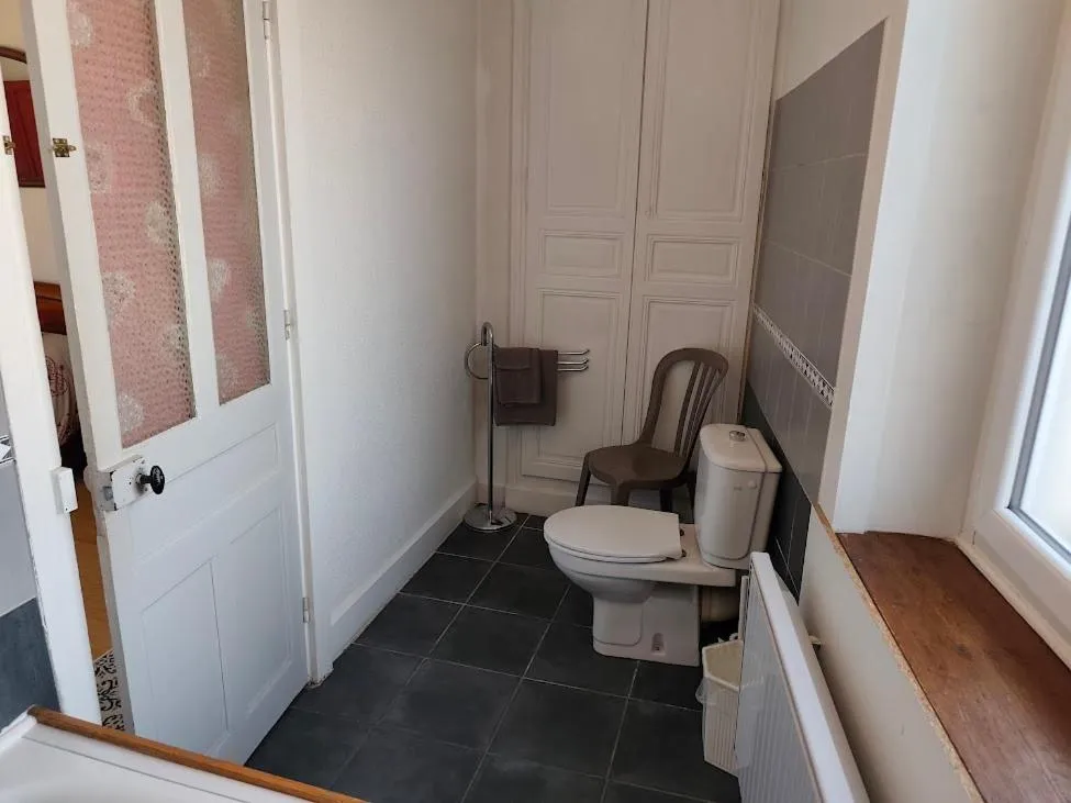 Toilet in A la Grenouille du Jura - Chambres d'Hôtes de Charme Oyonnax Nantua