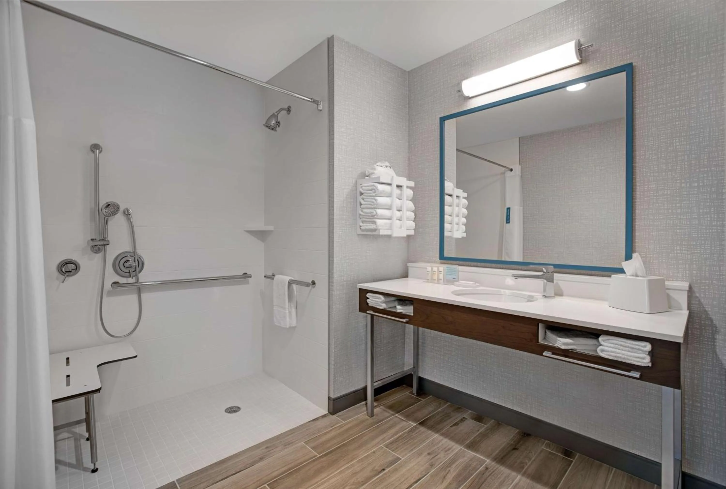 Bathroom in Hampton Inn & Suites Dallas - Farmers Branch