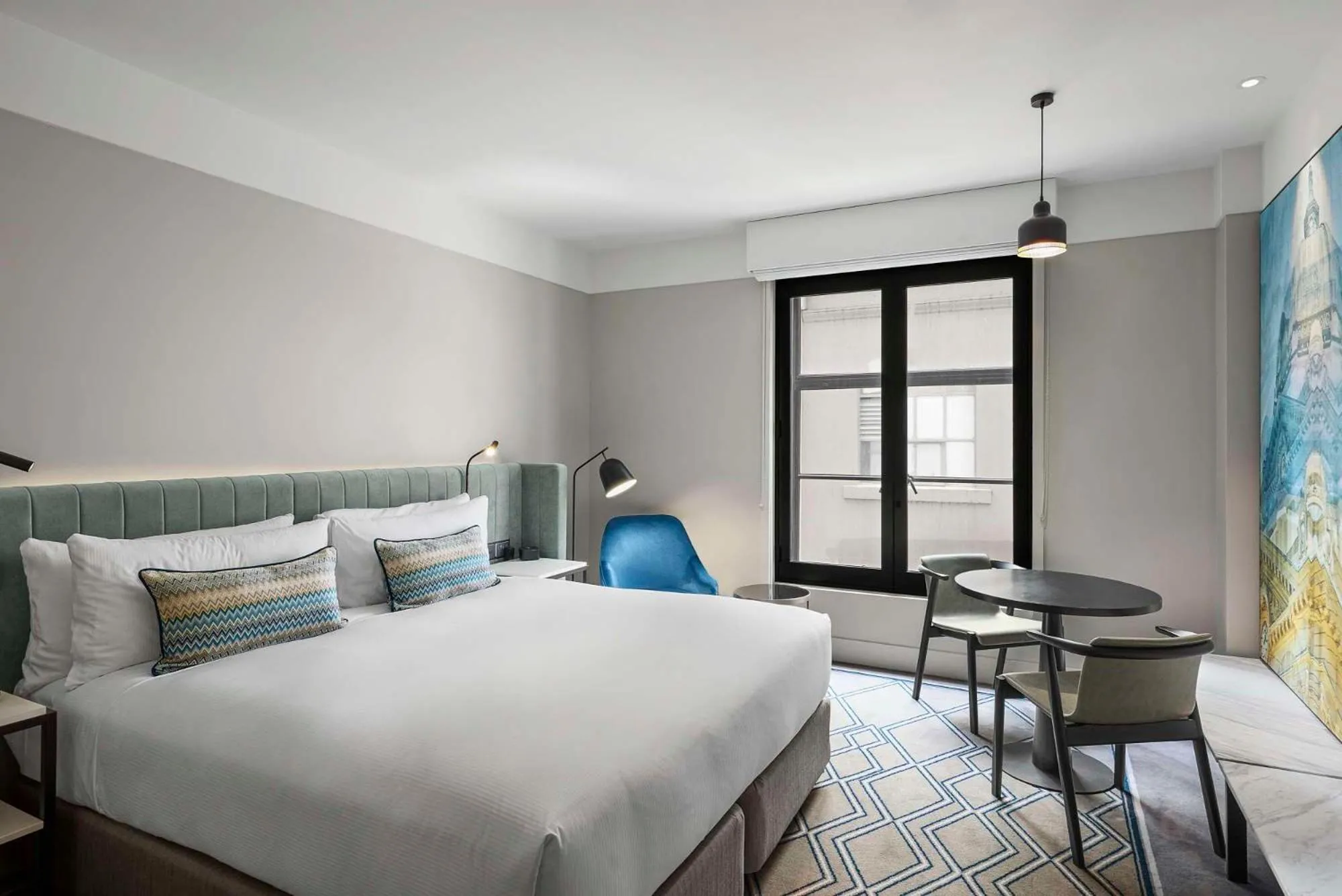 Bed in Hilton Melbourne Little Queen Street