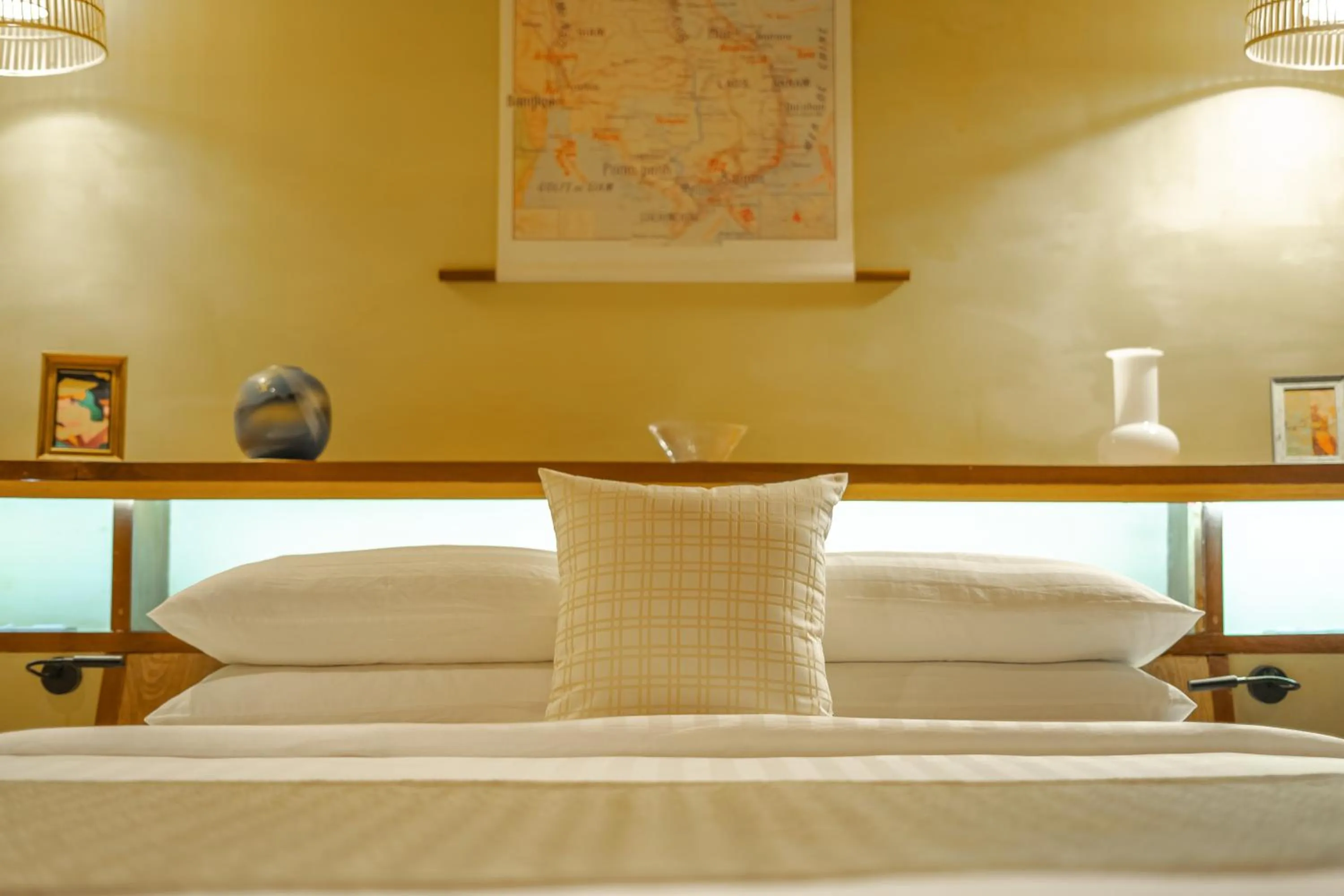 Bed in Peam Snea Resort