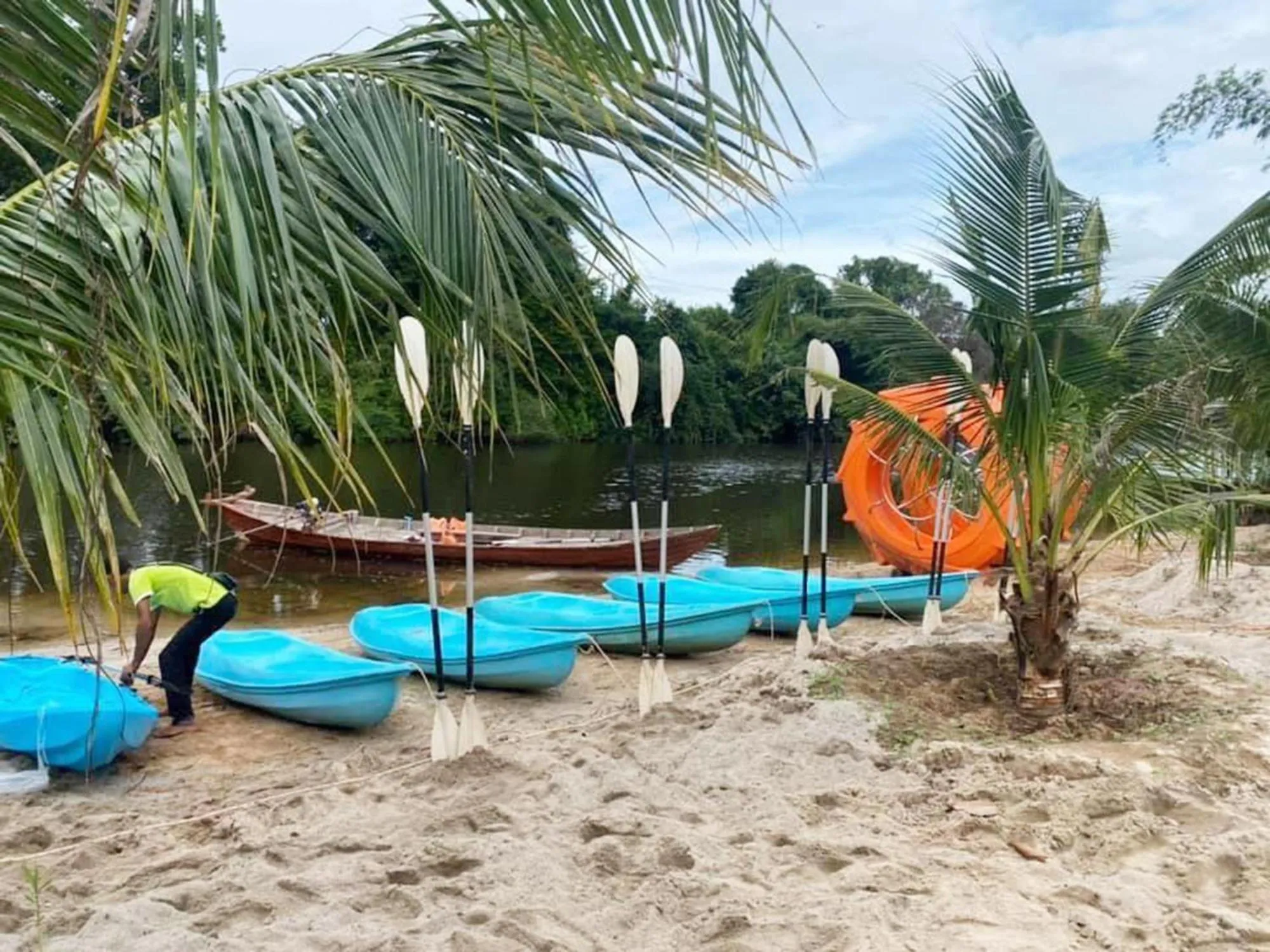 Aqua park in Peam Snea Resort