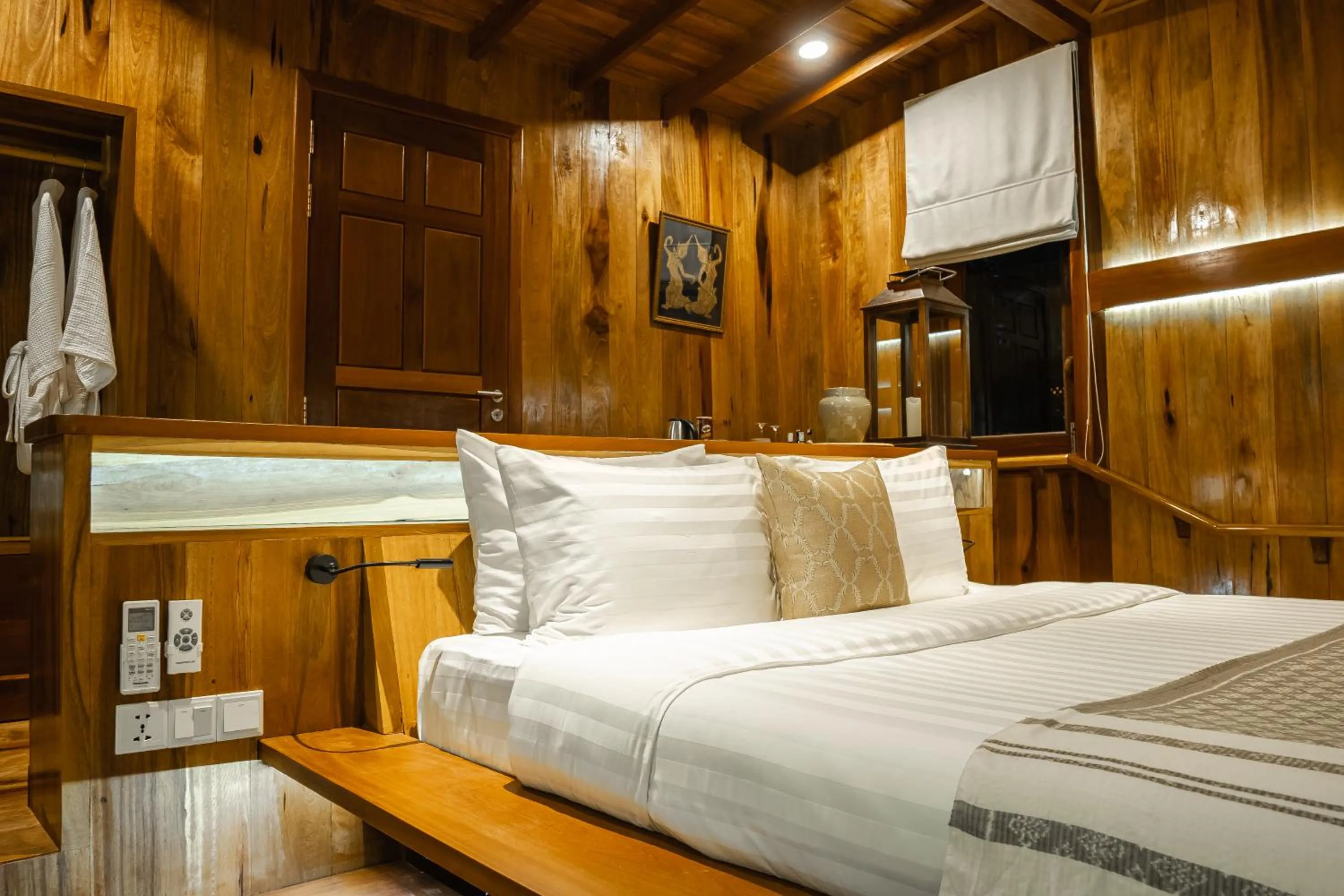 Bed in Peam Snea Resort