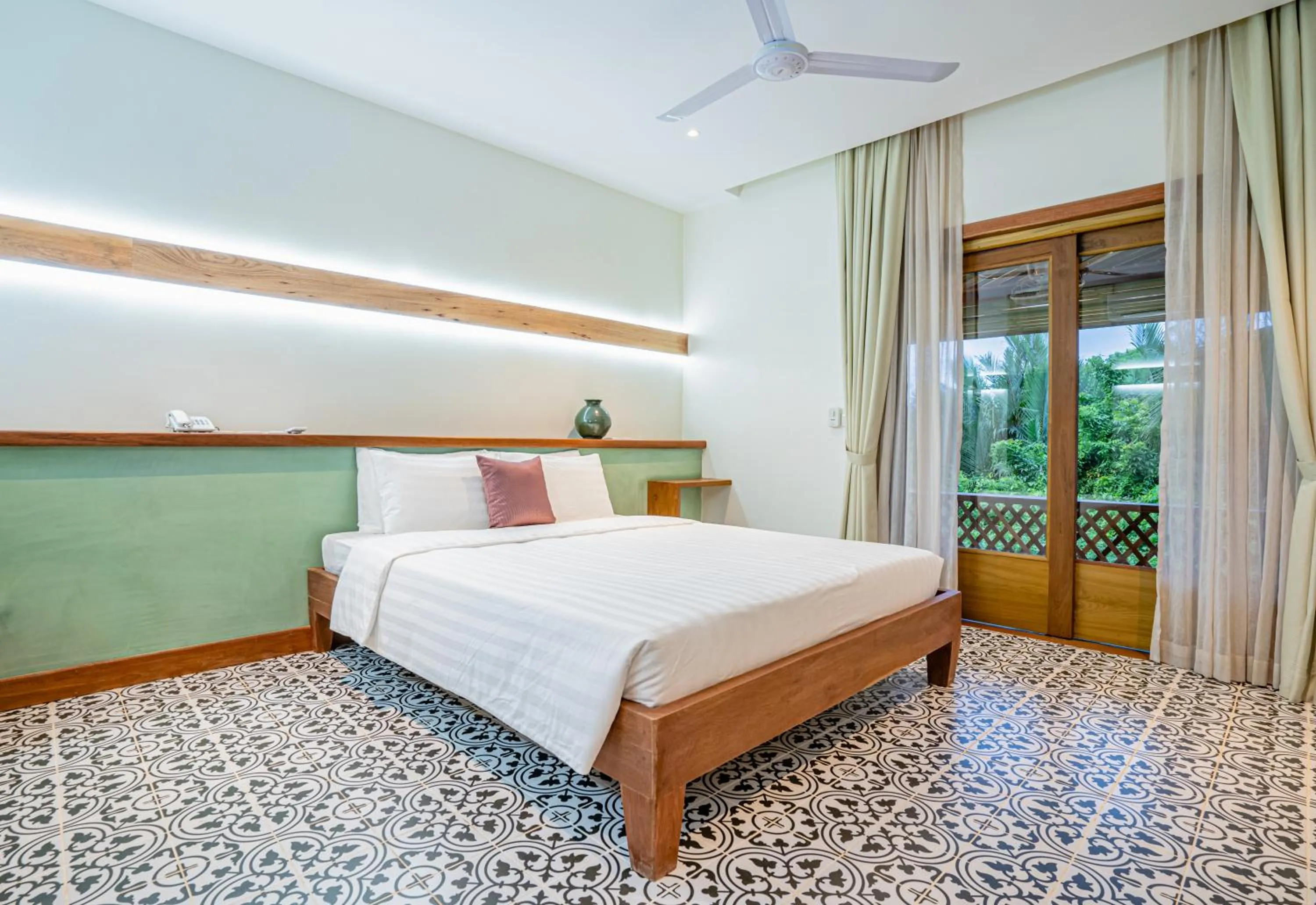 Bed in Peam Snea Resort