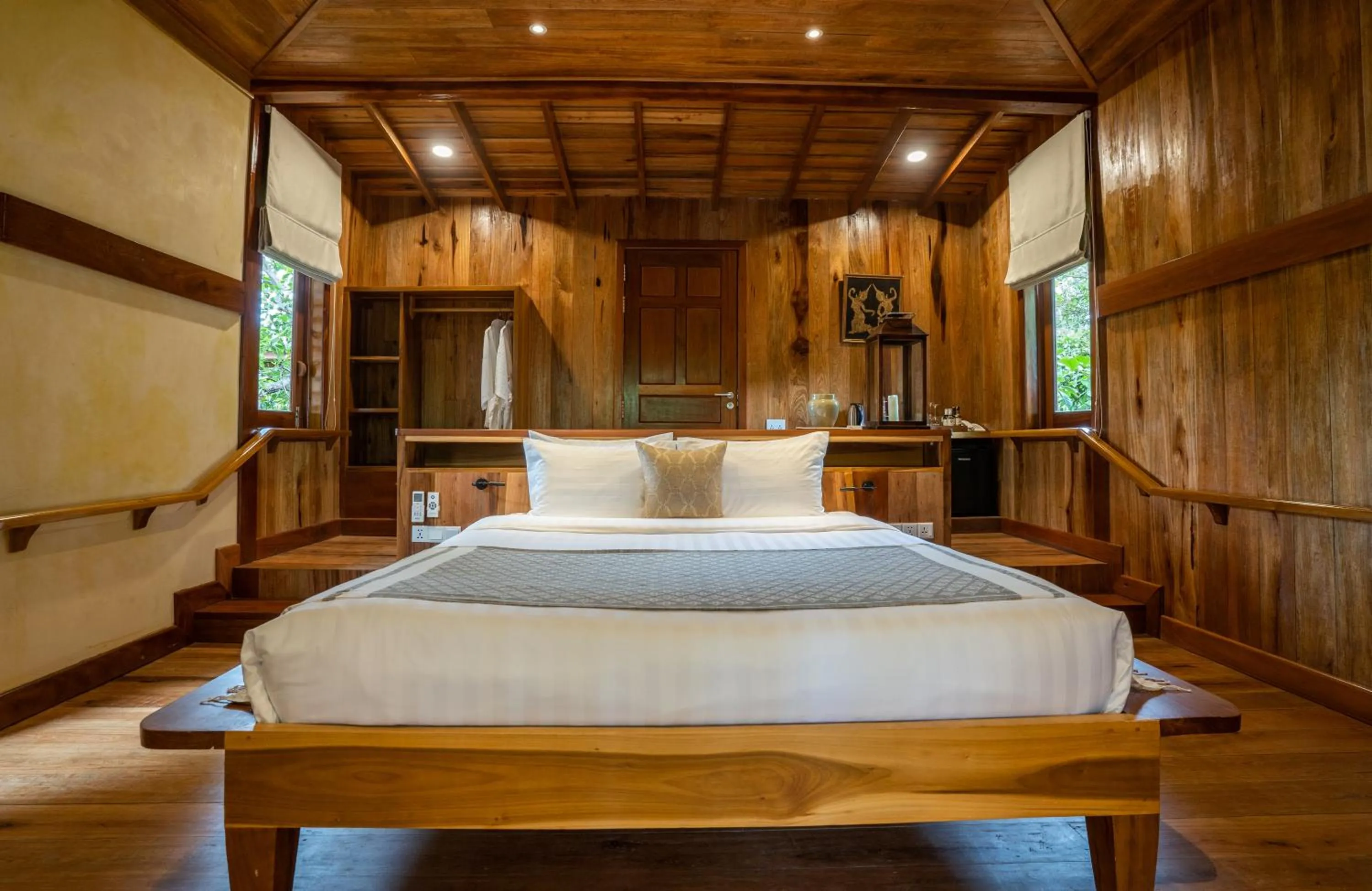 Bed in Peam Snea Resort