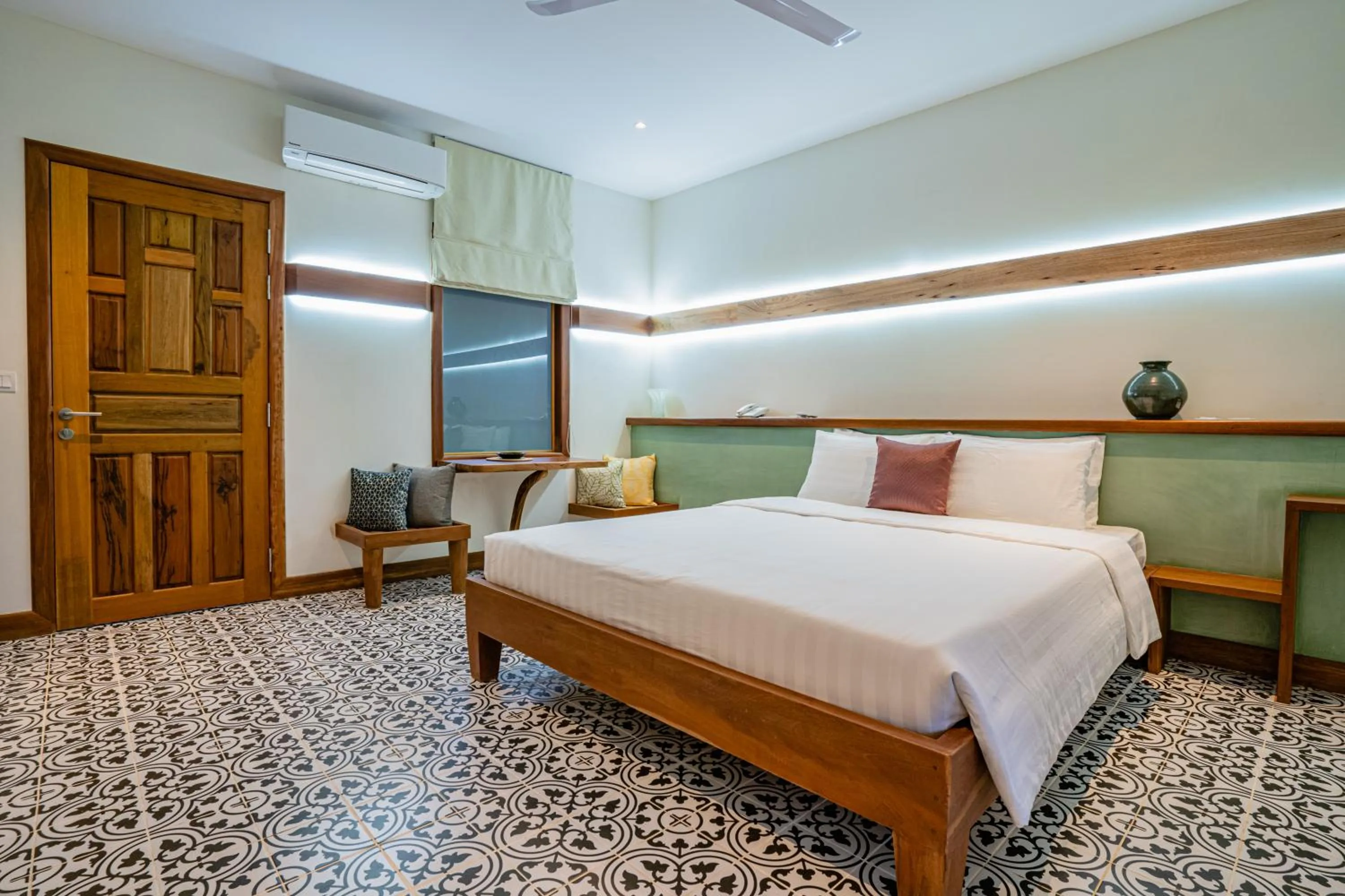 Bed in Peam Snea Resort