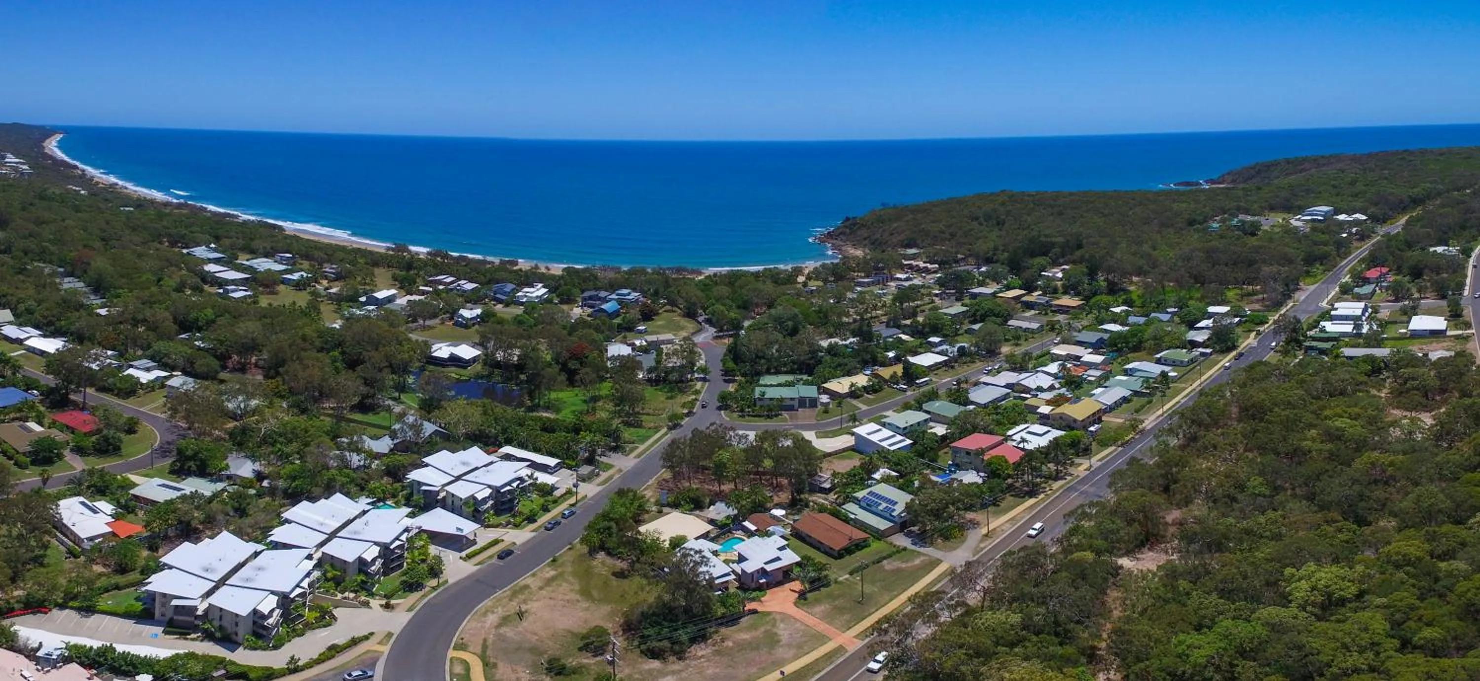 Bird's eye view in Agnes Water Beach Club