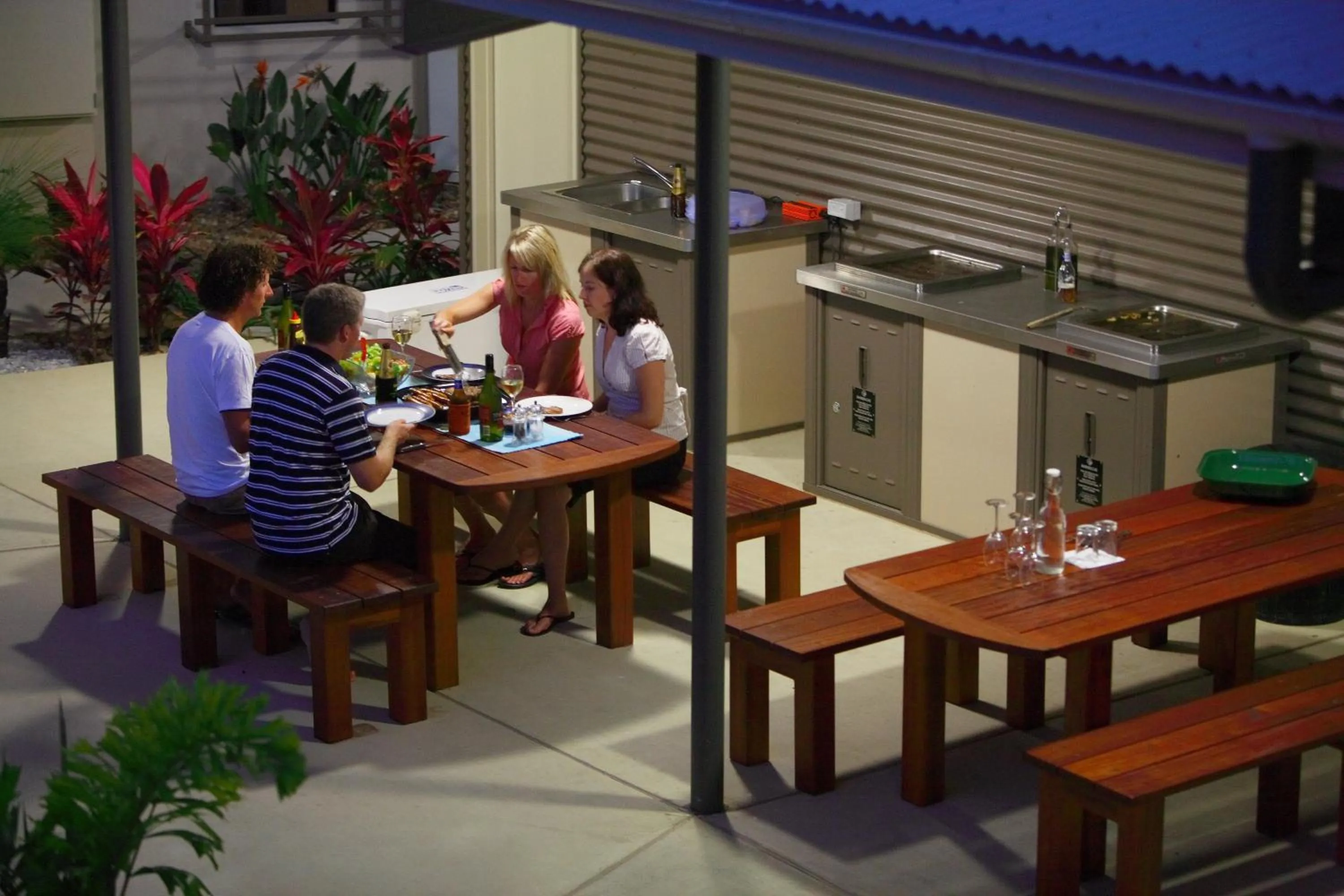 BBQ facilities in Agnes Water Beach Club
