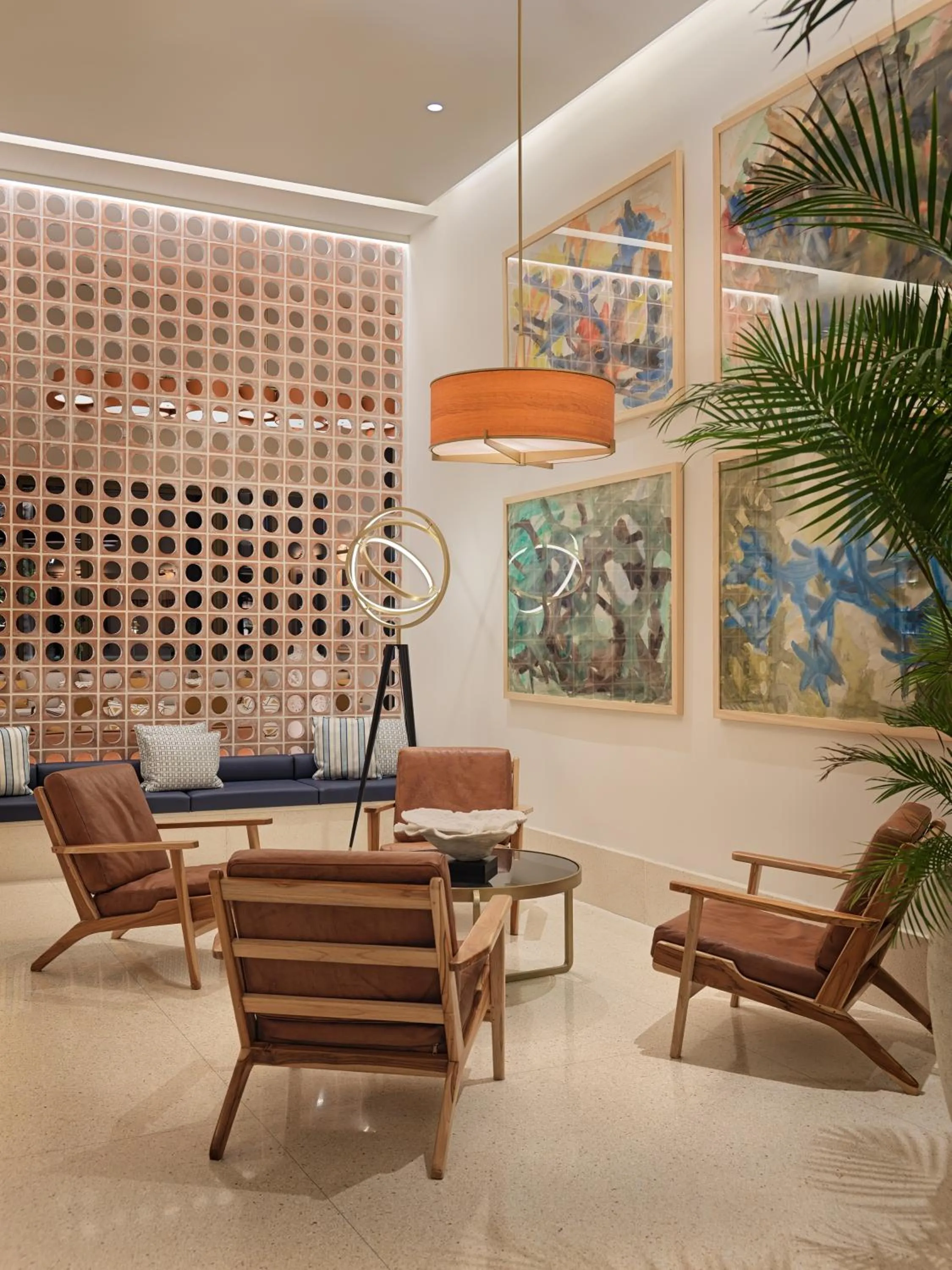 Seating area in H10 Porto Poniente 4* Sup