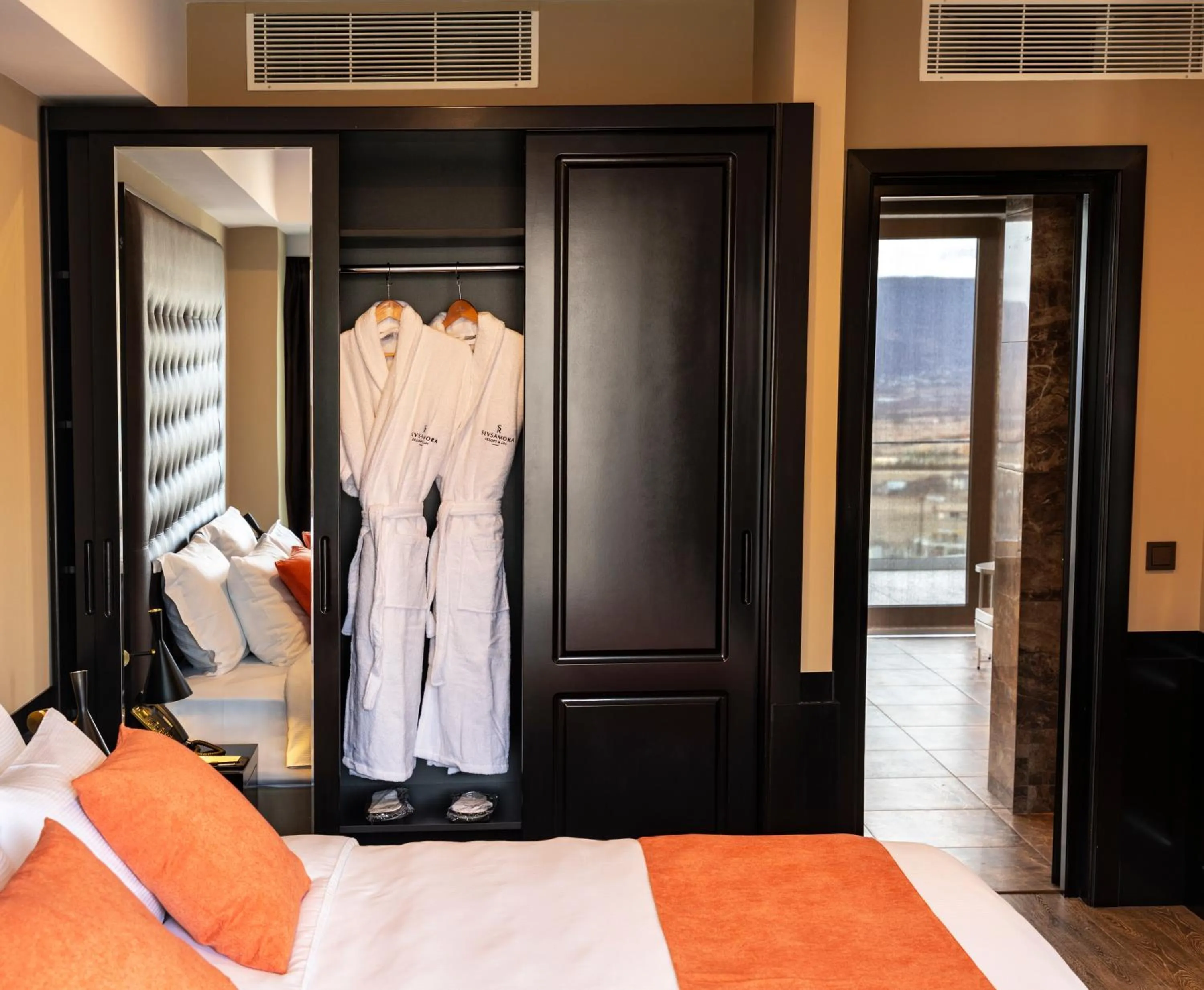 Bed in Sevsamora Resort & Spa