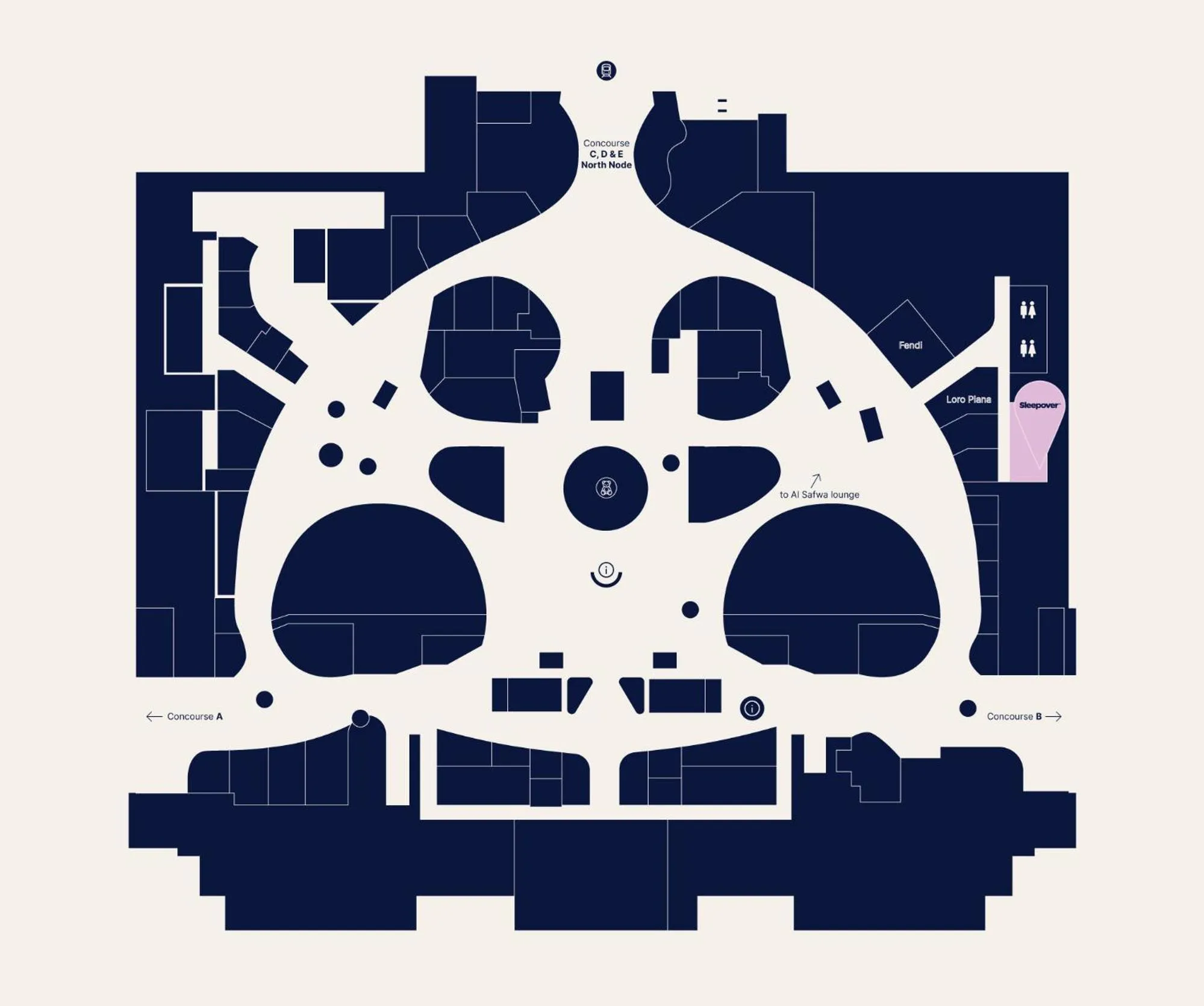Floor plan in Sleepover Doha South Node - formerly sleep 'n fly