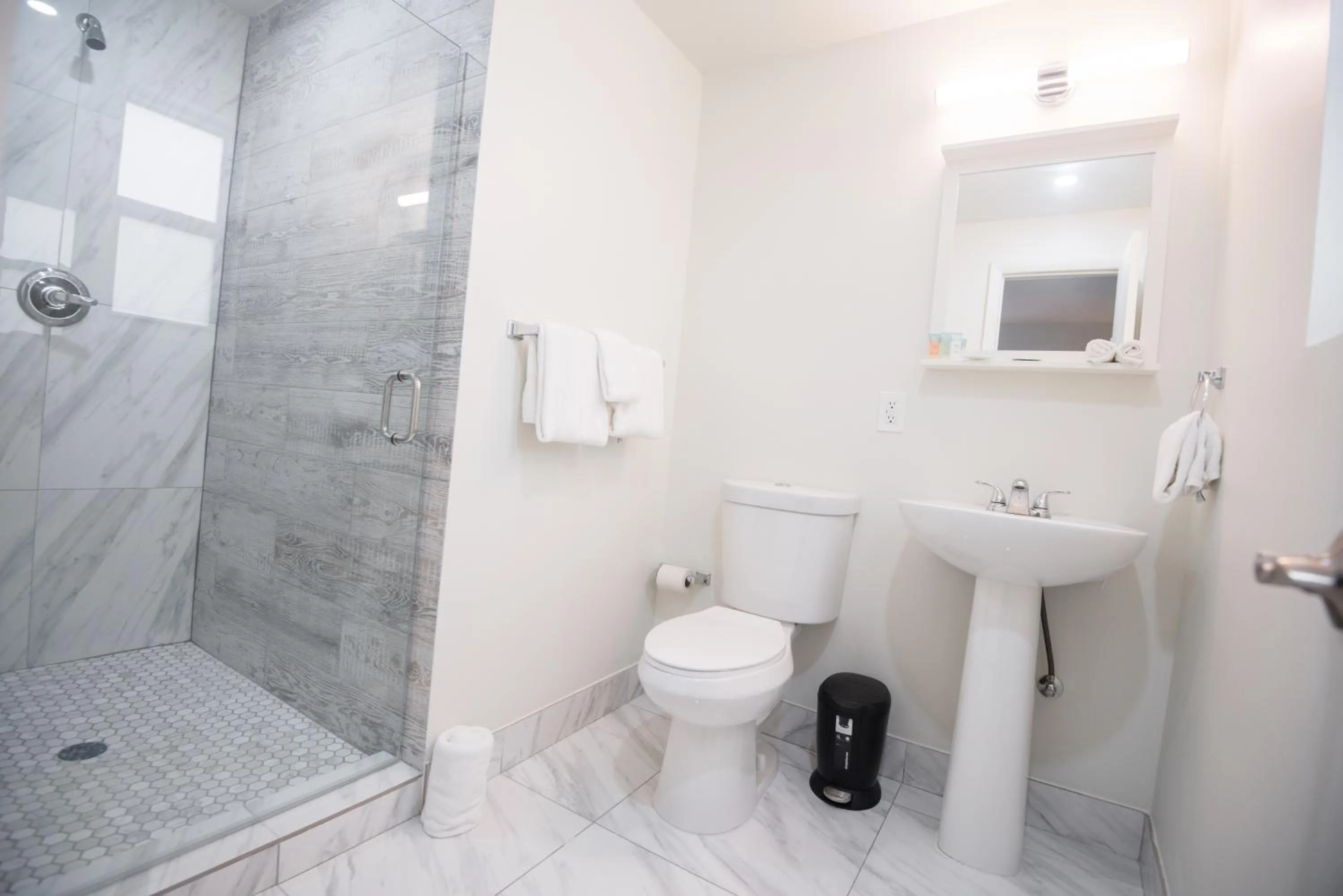 Shower in The Drift Hotel