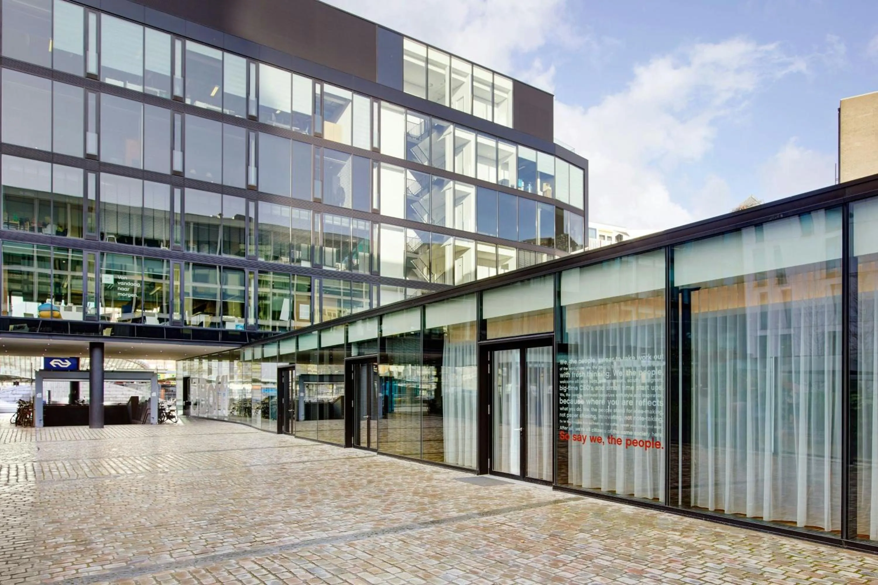View (from property/room) in citizenM Rotterdam