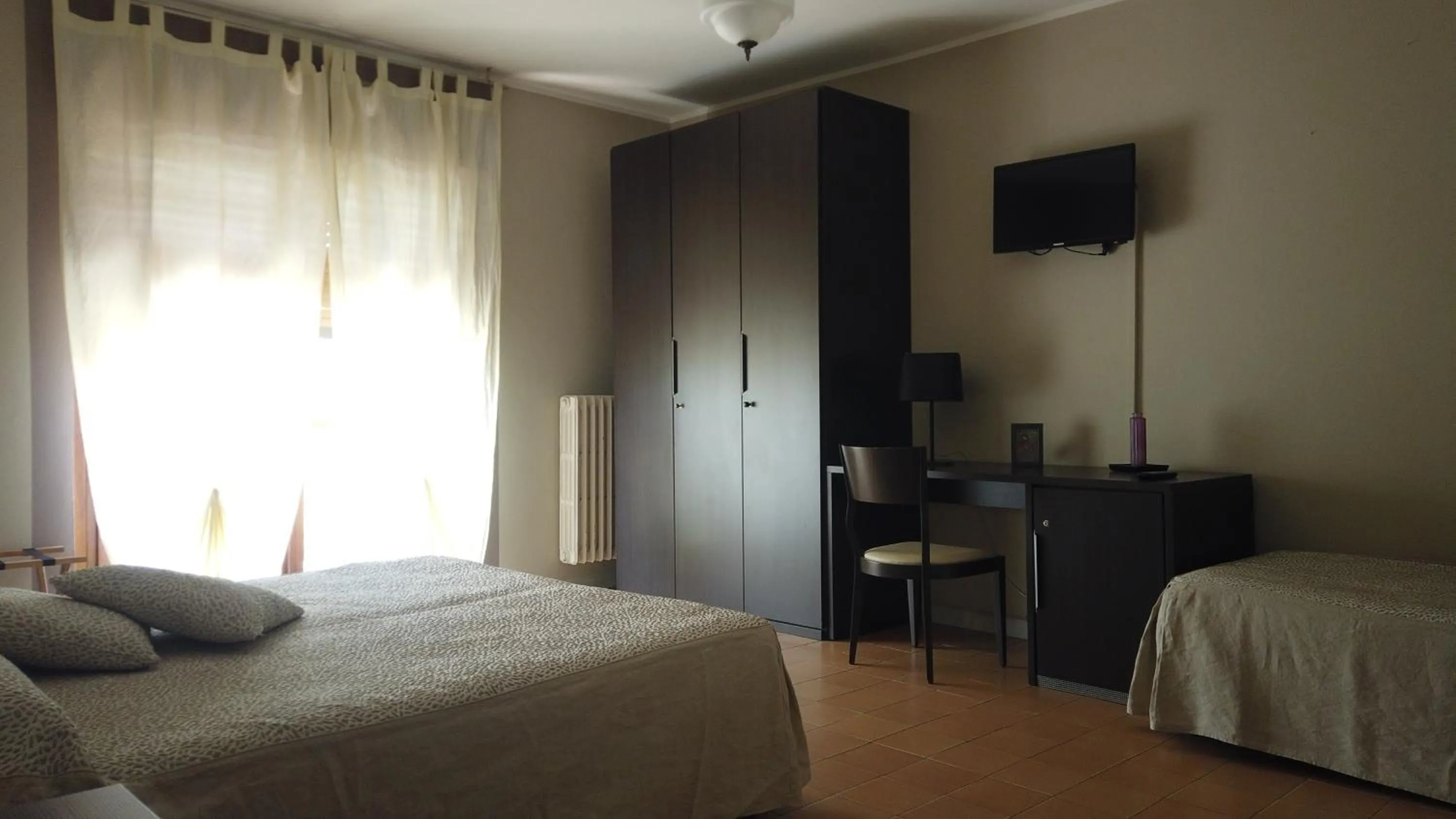 Bed in Hotel Cristina