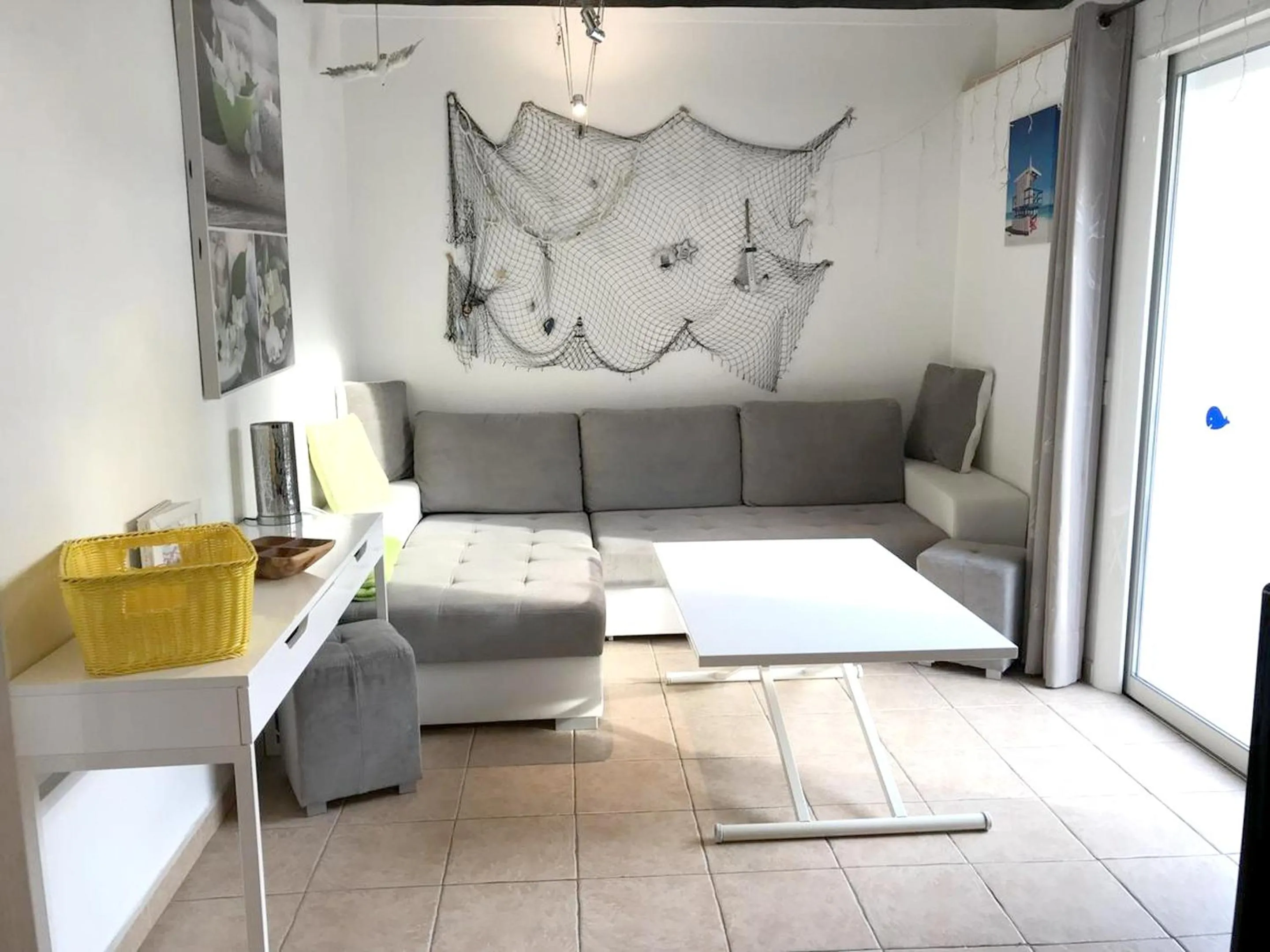 Living room in Appartement moderne à Antibes avec jardin et terrasse