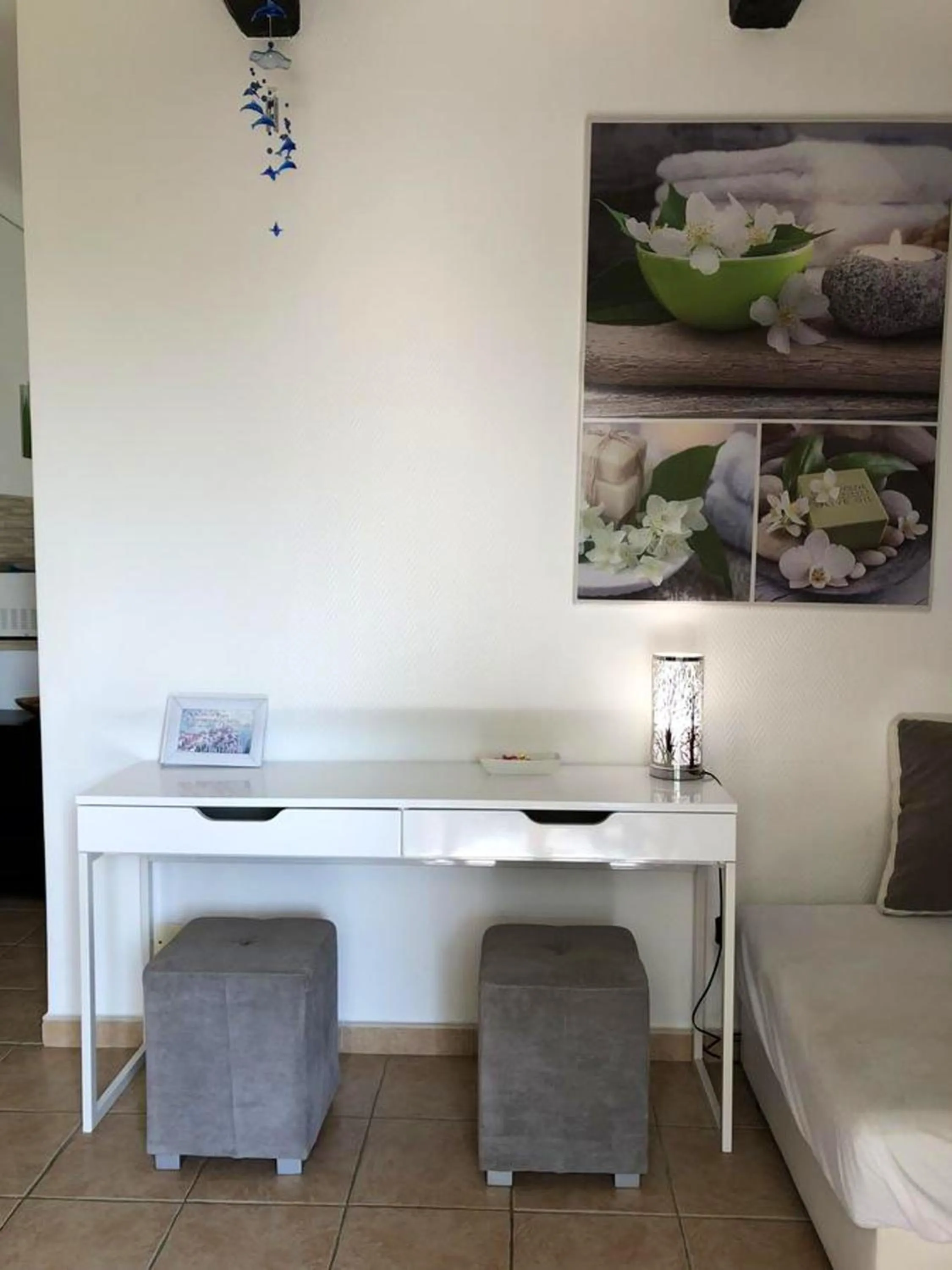 Living room in Appartement moderne à Antibes avec jardin et terrasse