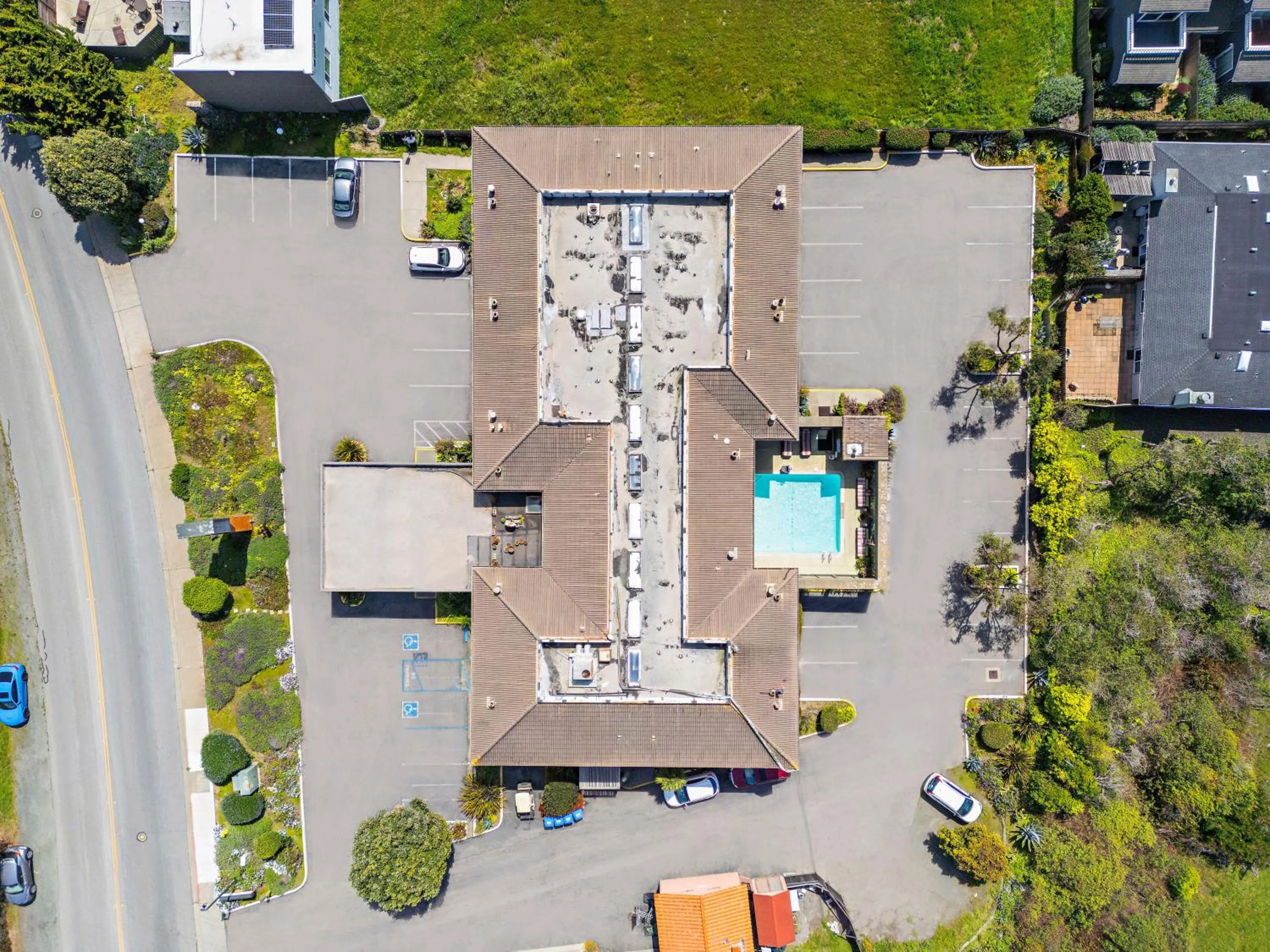 Bird's eye view in The Morgan San Simeon - Cambria by Hearst Castle