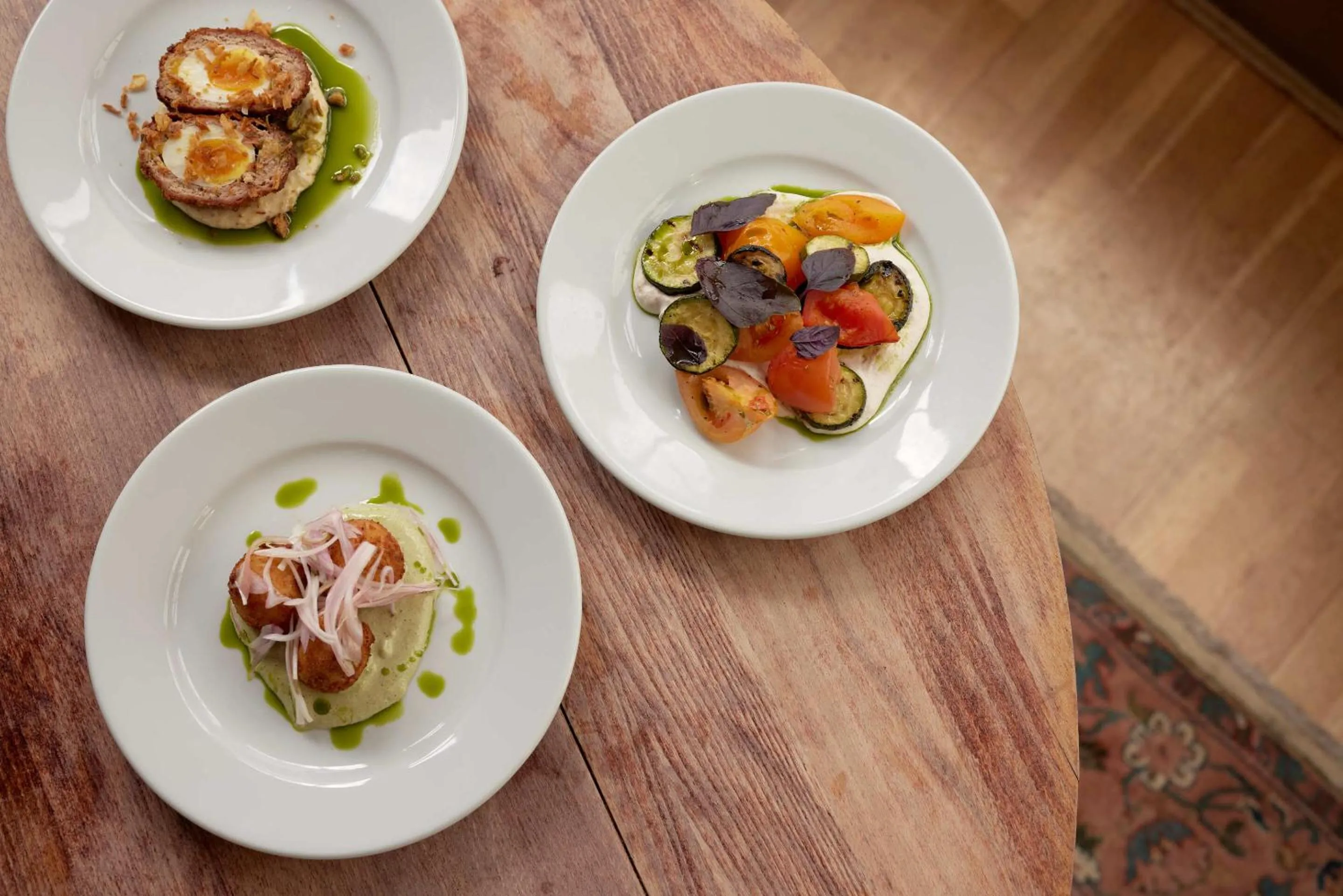 Food and drinks in The Grosvenor Arms