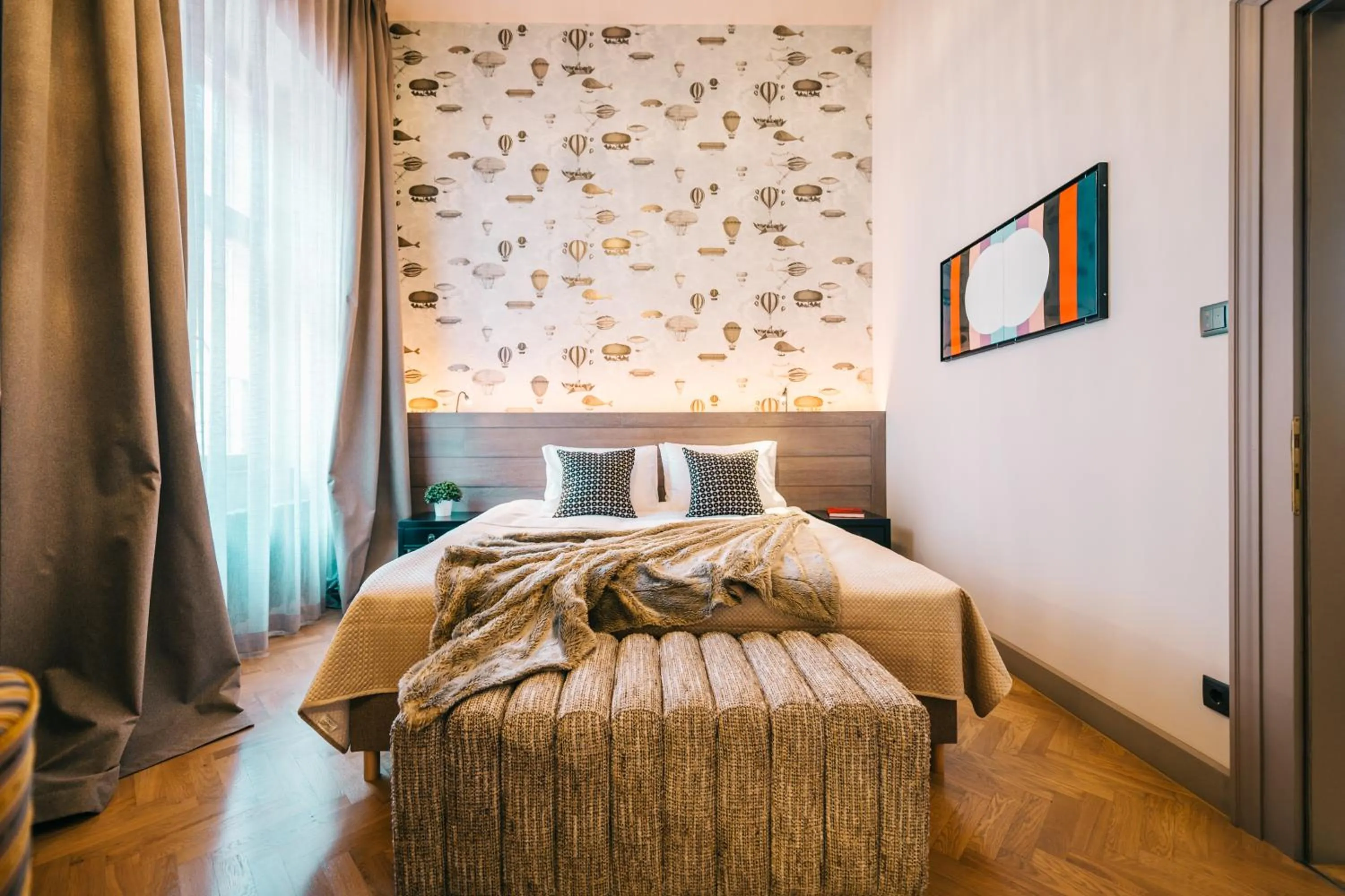 Bed in BALTAZÁR Boutique Hotel