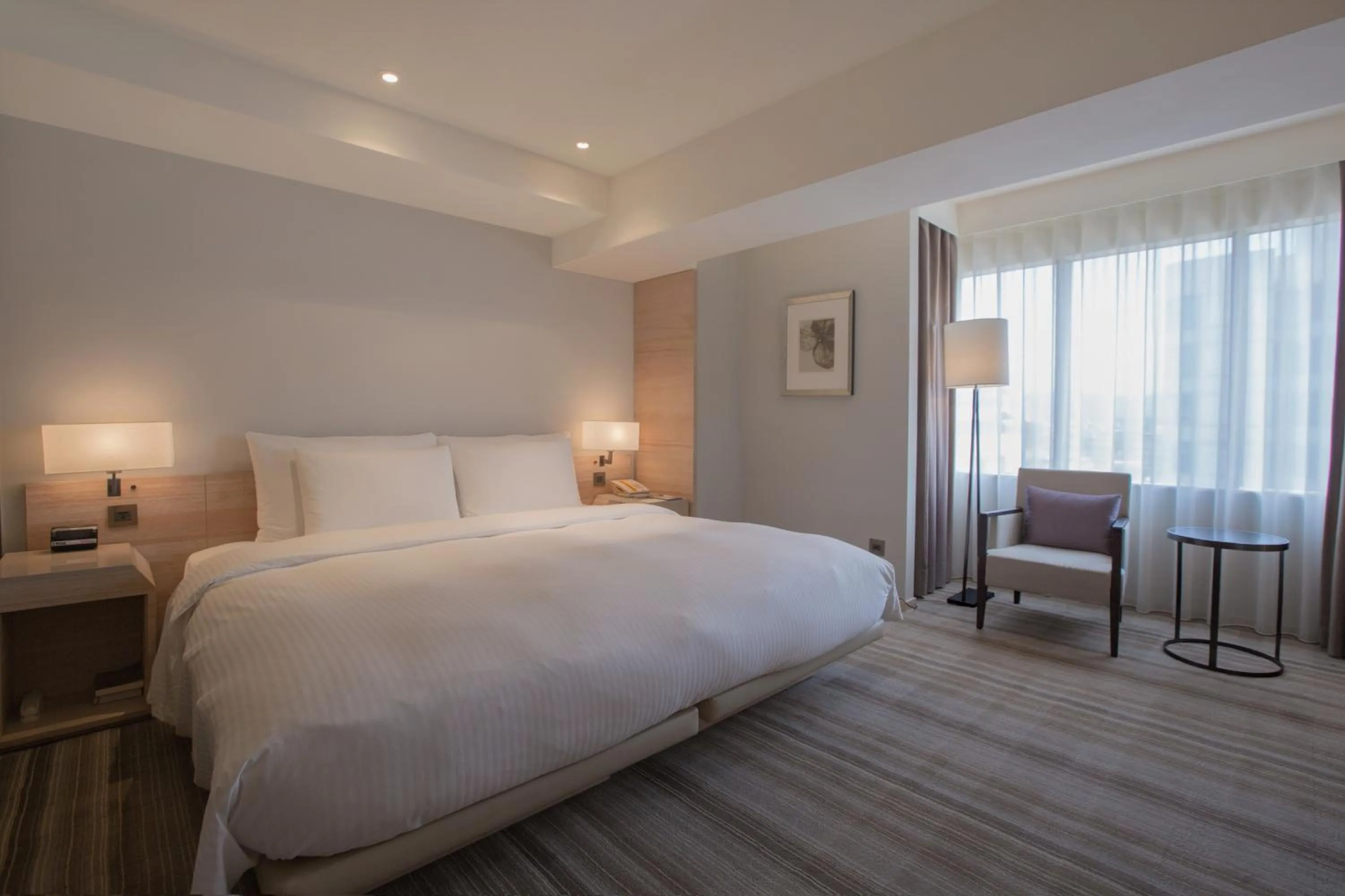 Bed in Hotel COZZI Minsheng Taipei