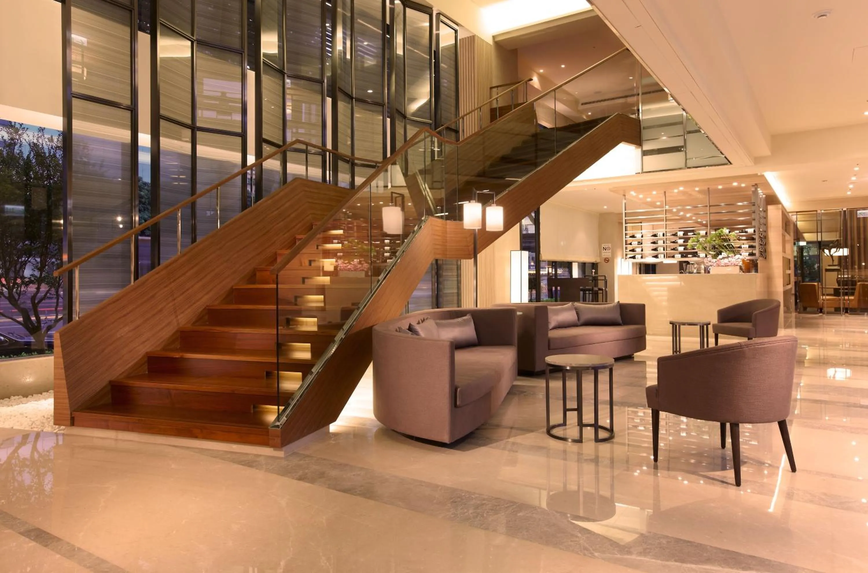 Lobby or reception in Hotel COZZI Minsheng Taipei