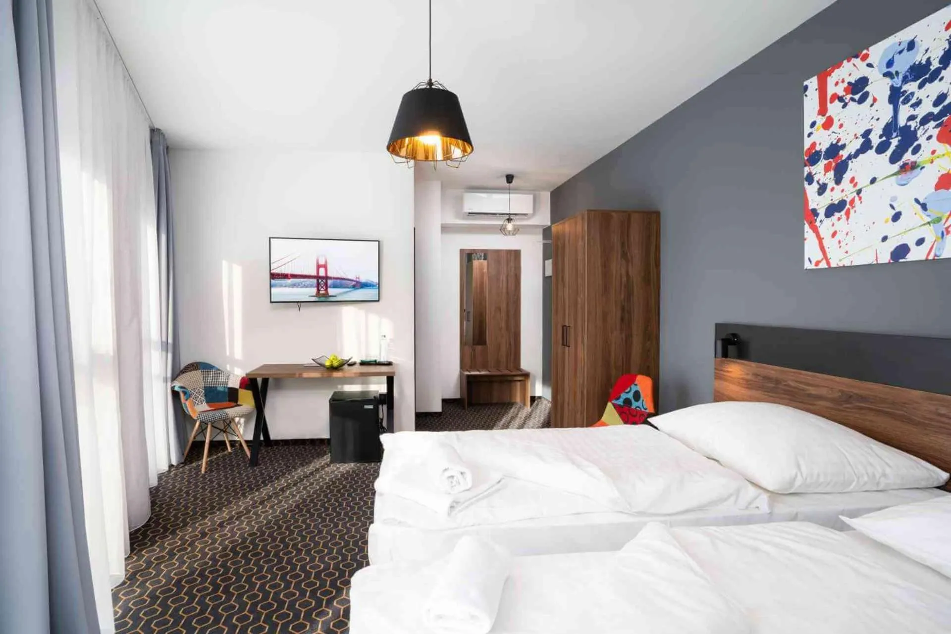 TV and multimedia, Bed in Hotel Mamut