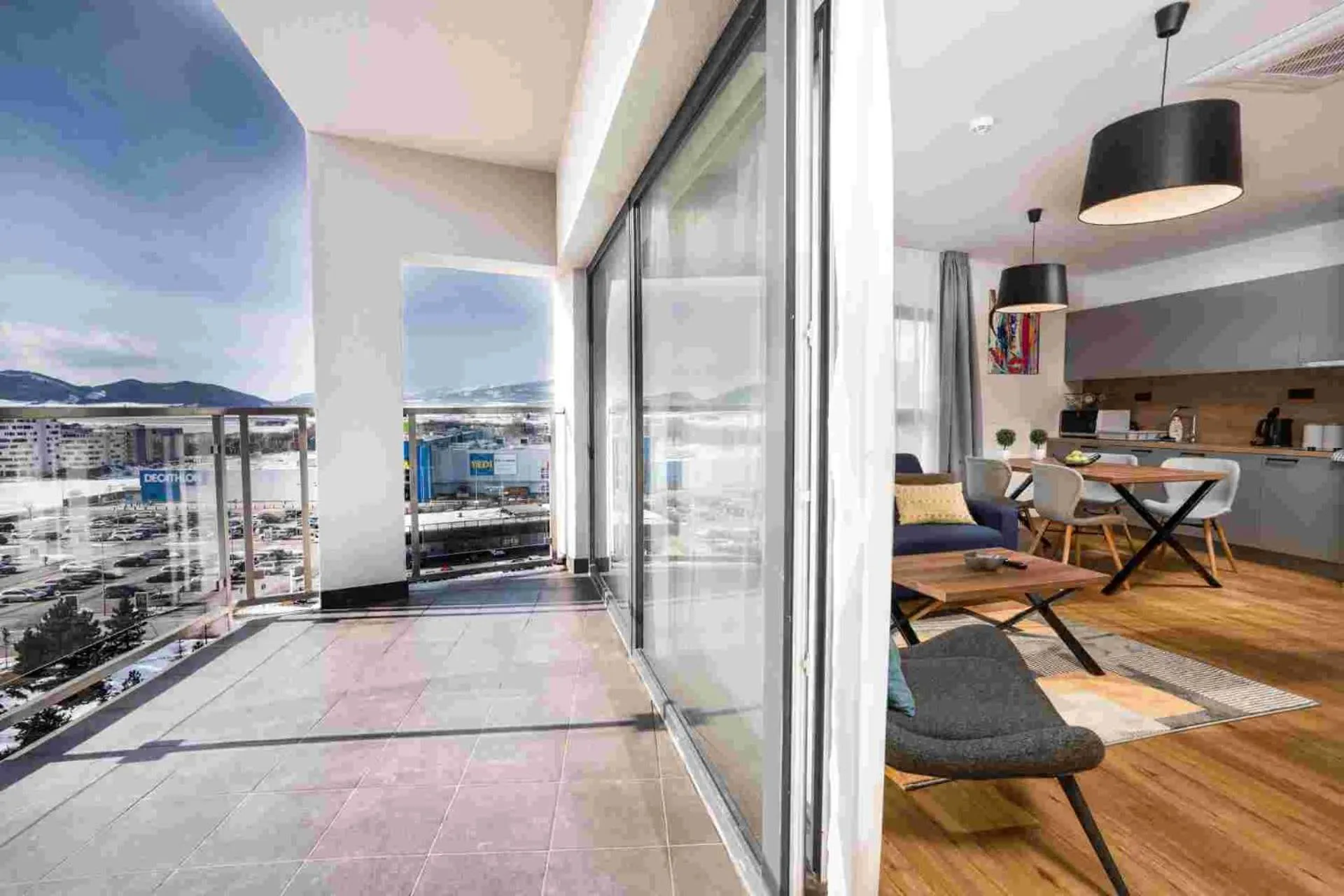 Communal lounge/ TV room in Hotel Mamut