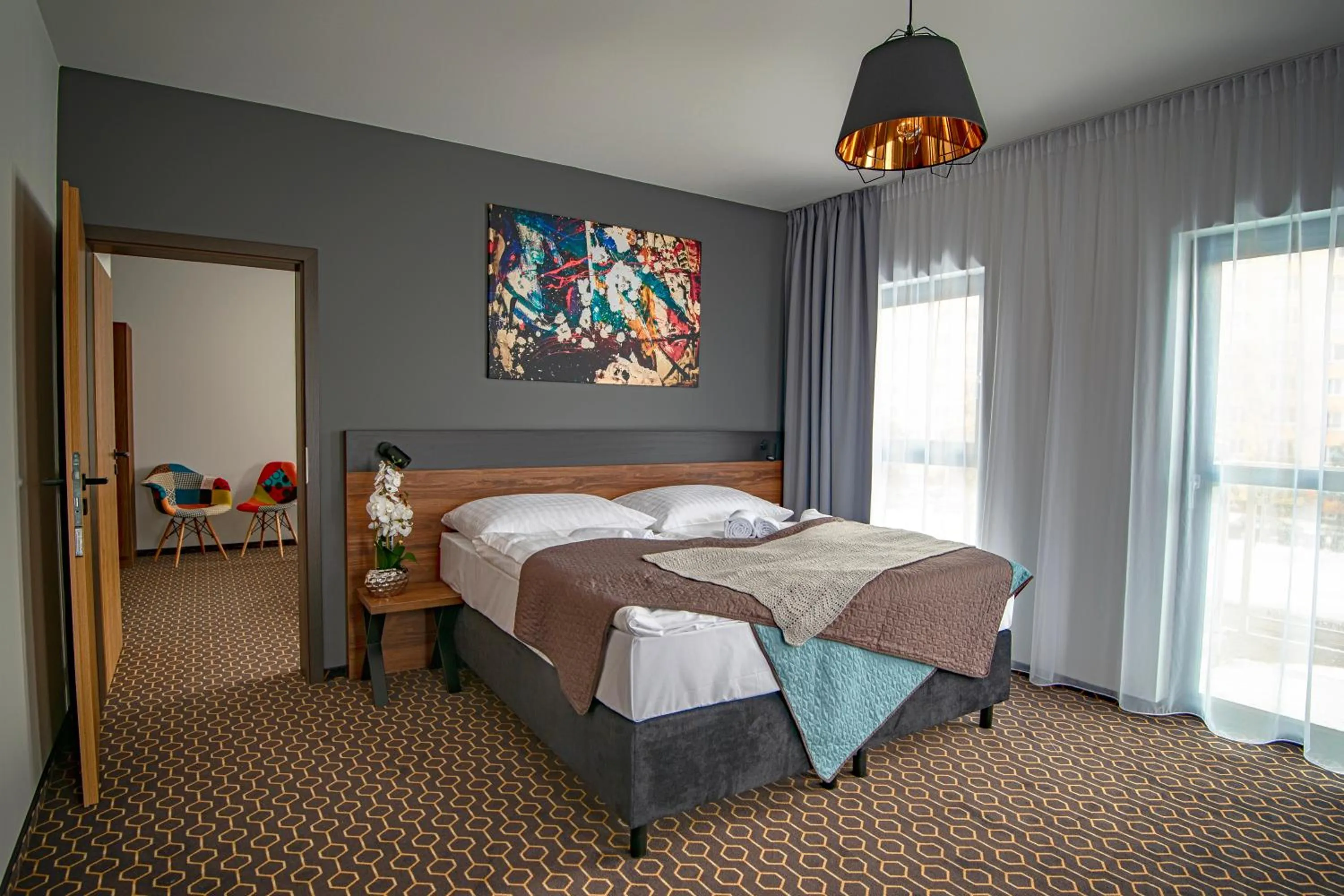 Photo of the whole room, Bed in Hotel Mamut