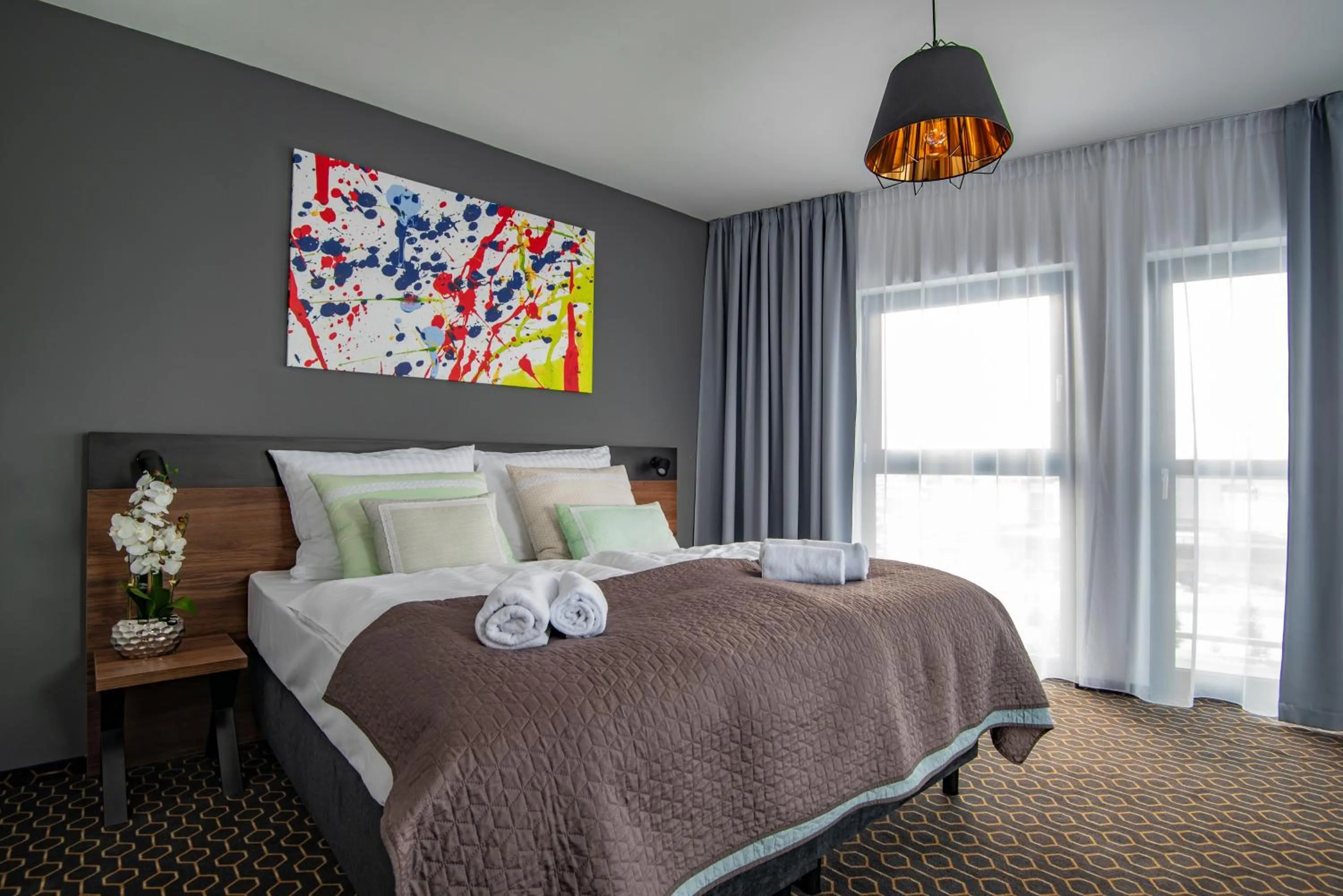 Bedroom, Bed in Hotel Mamut