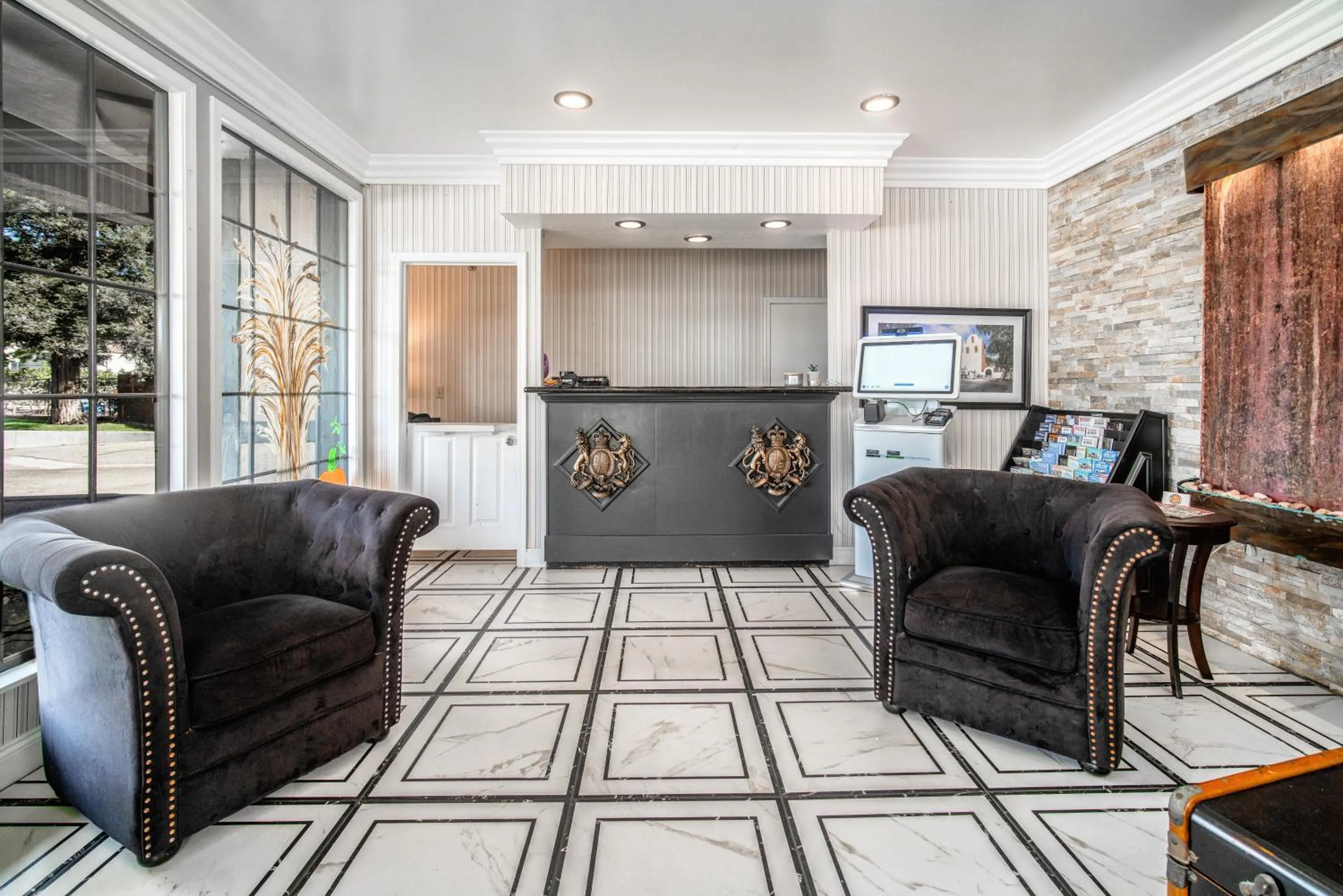 Lobby or reception in Kronborg Inn