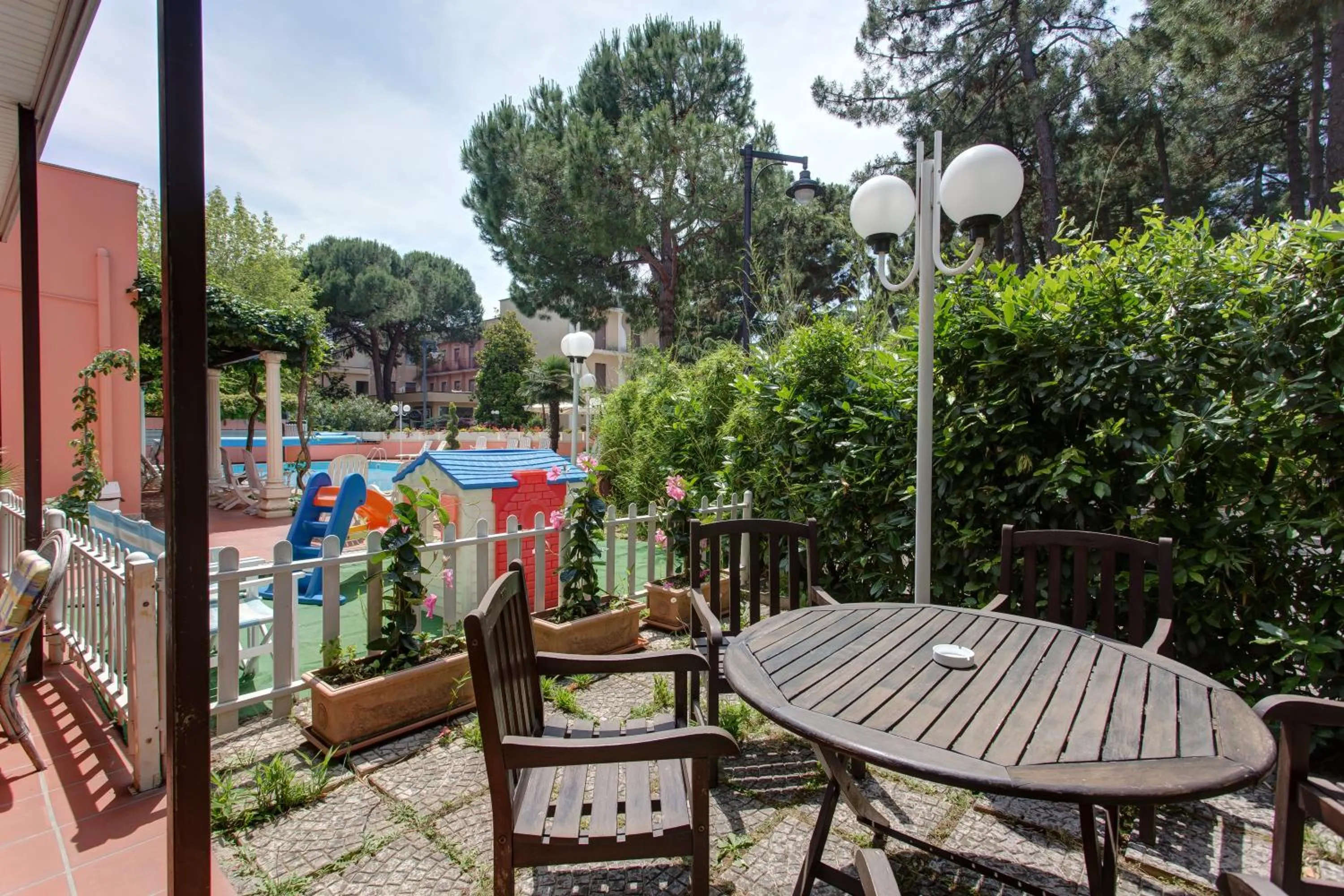 Patio in Hotel Meeting