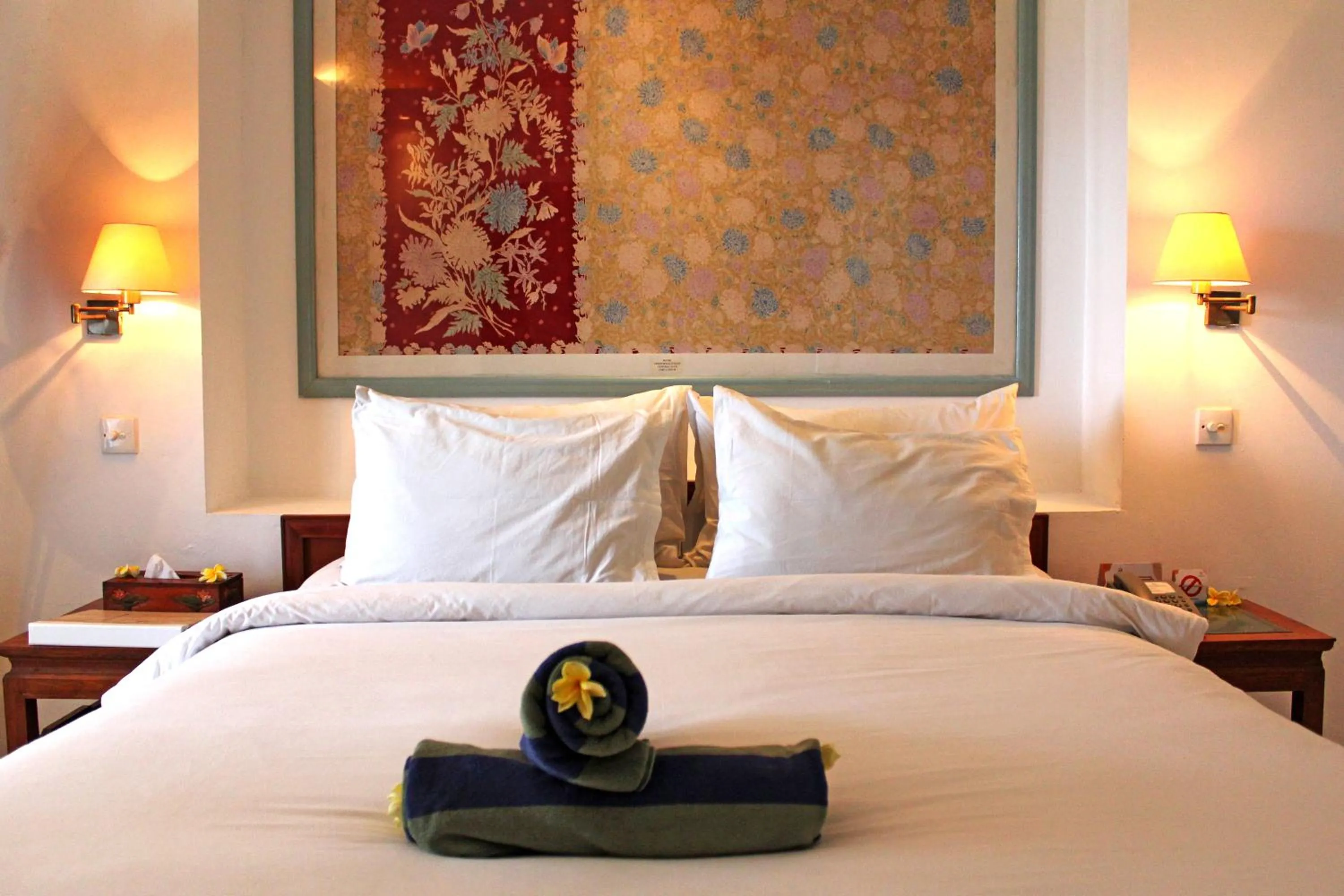 Bedroom, Bed in Lotus Bungalows