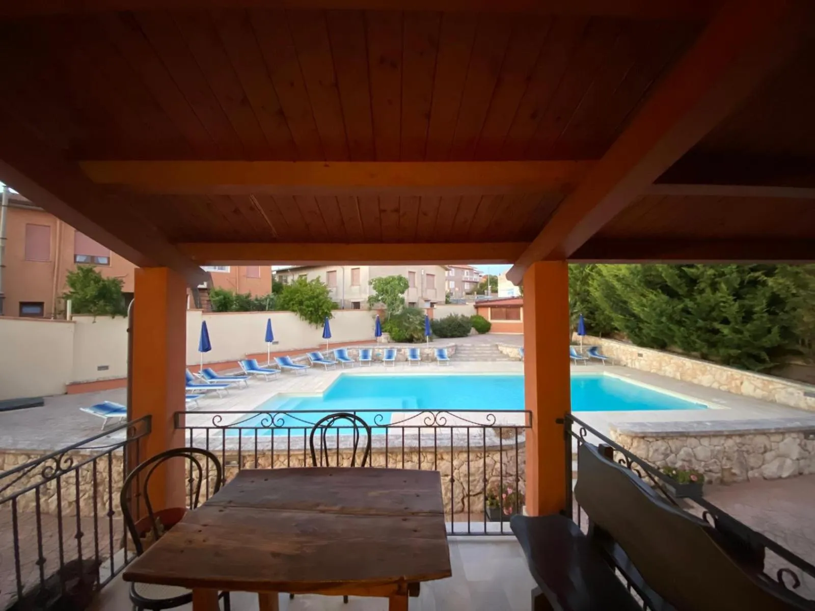 Pool view in Piccola Locanda S'Ausentu