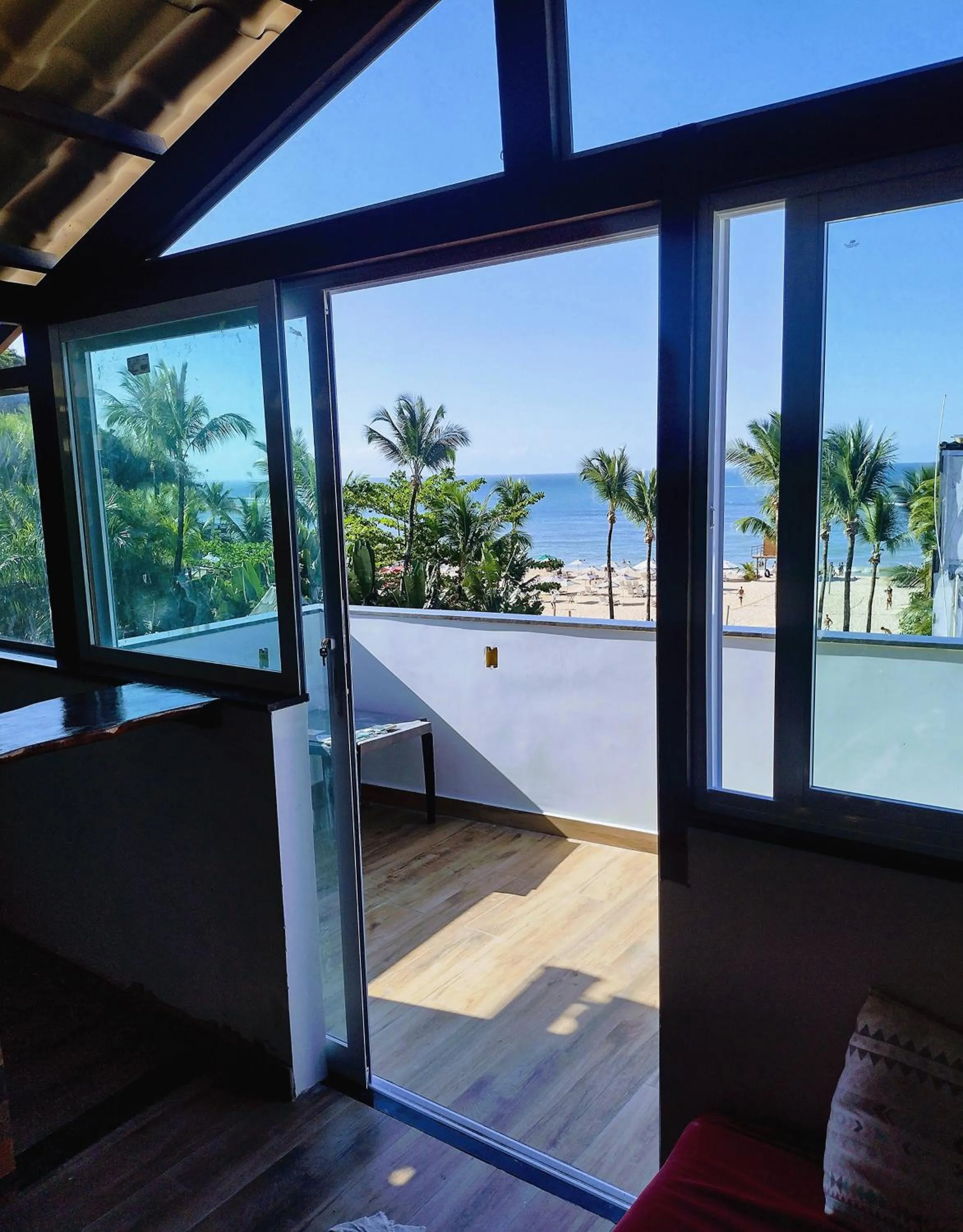 Balcony/Terrace in Hospedaje MorroSP