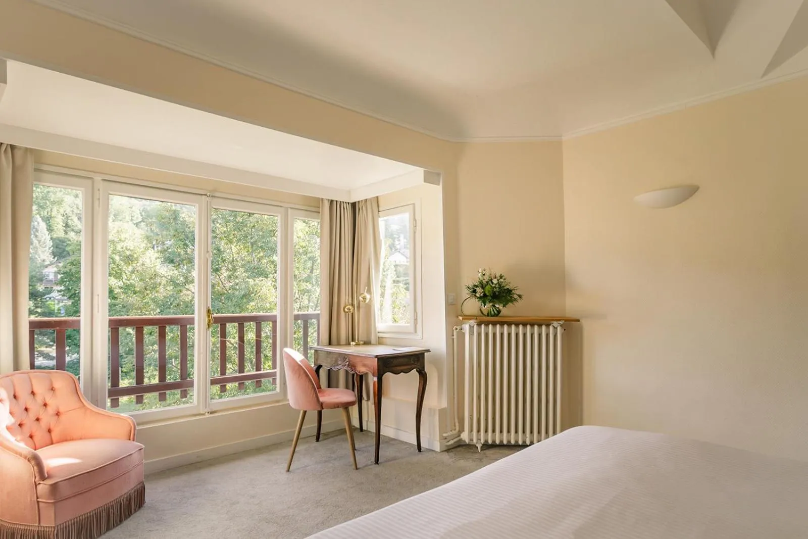 Bedroom in La Verniaz et ses Chalets