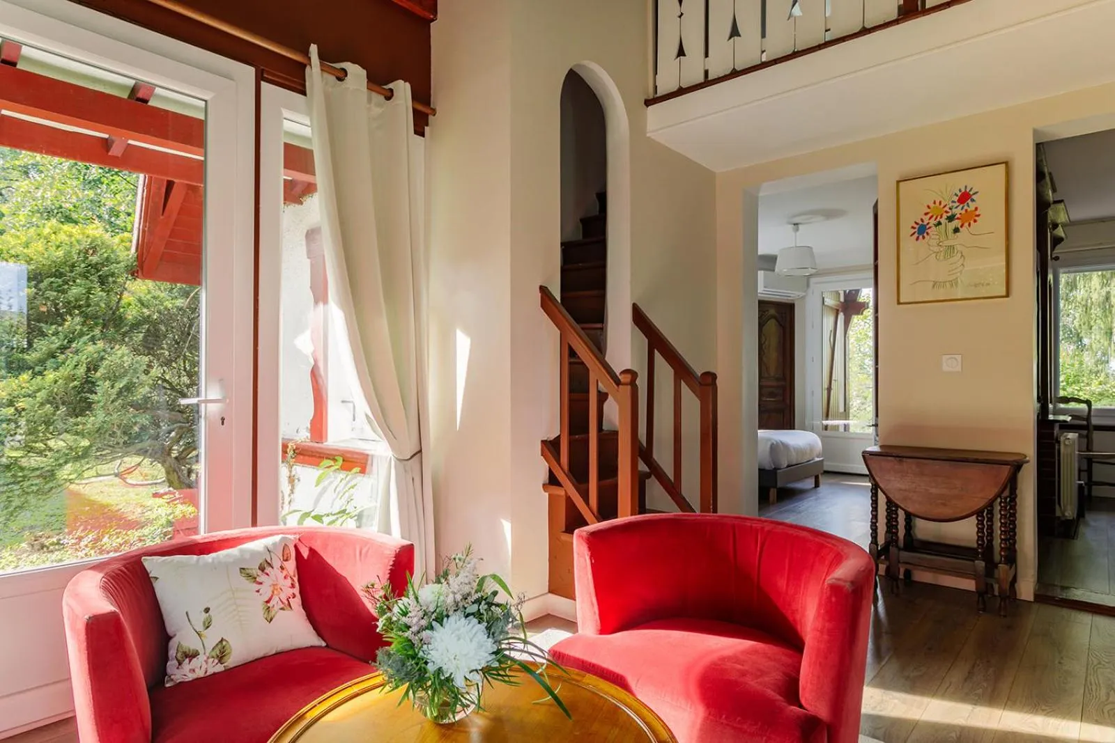 Living room in La Verniaz et ses Chalets