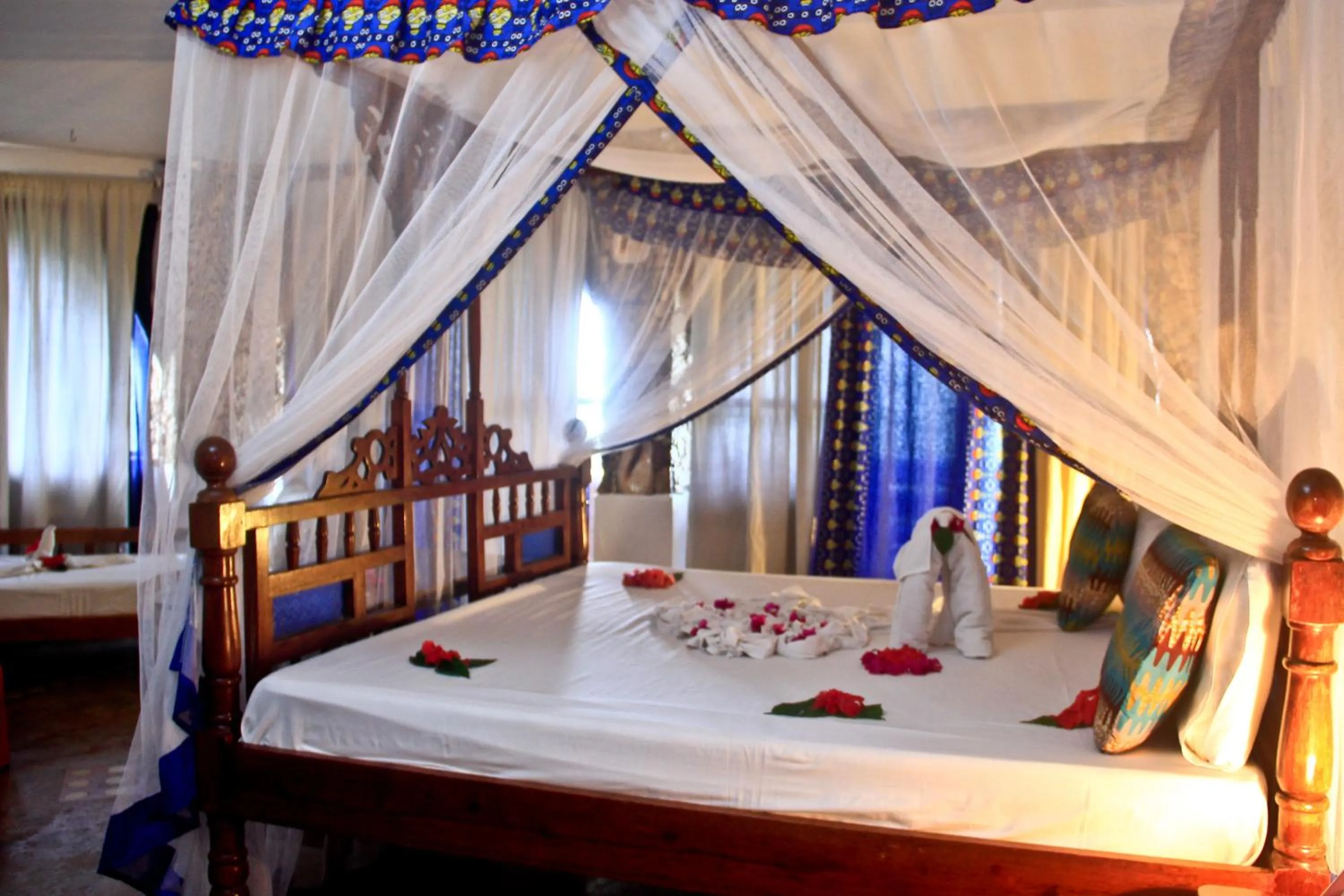 Bedroom in Samaki Lodge & Spa
