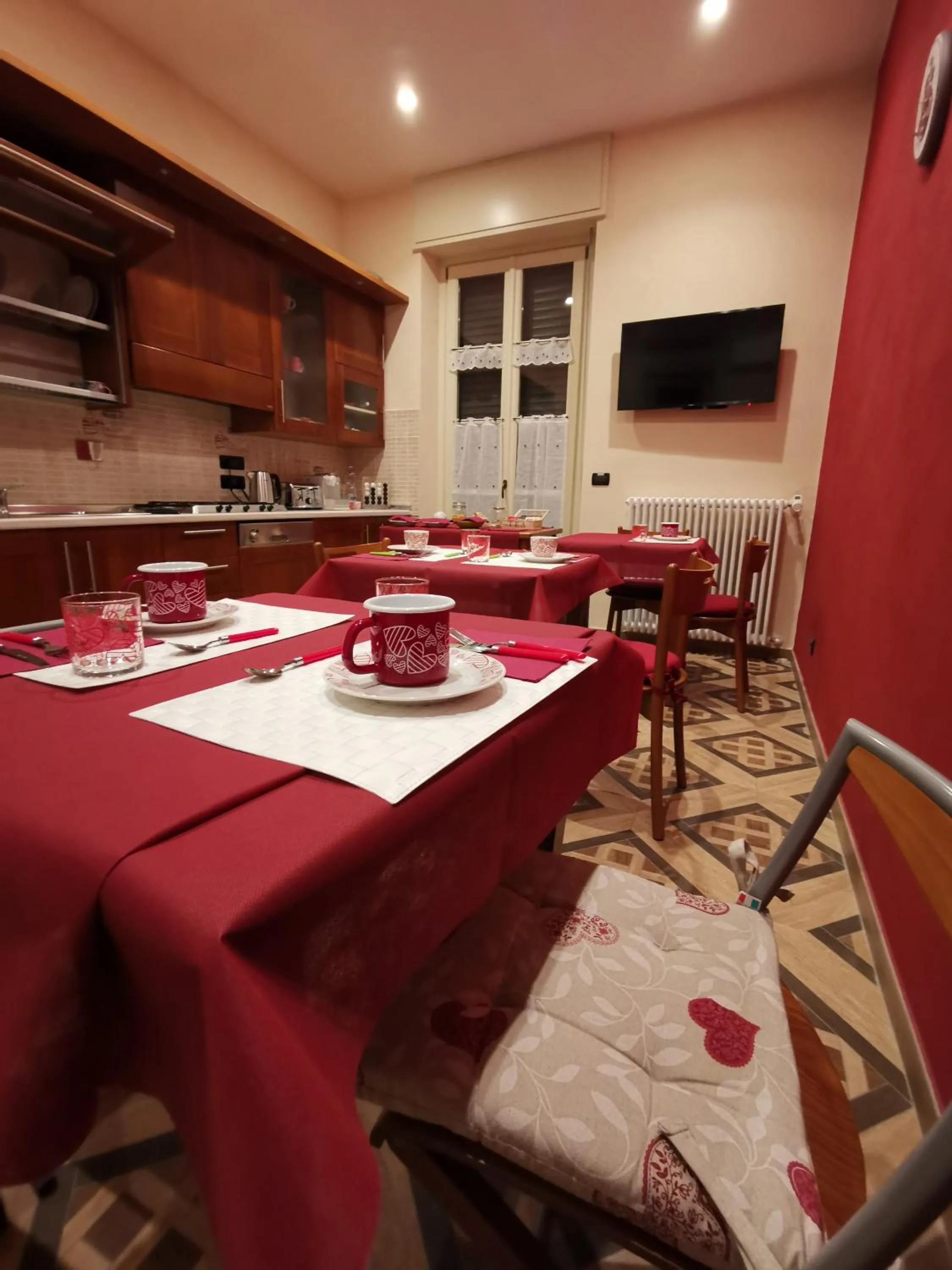 Communal lounge/ TV room in B&B Ad Quintum Torino