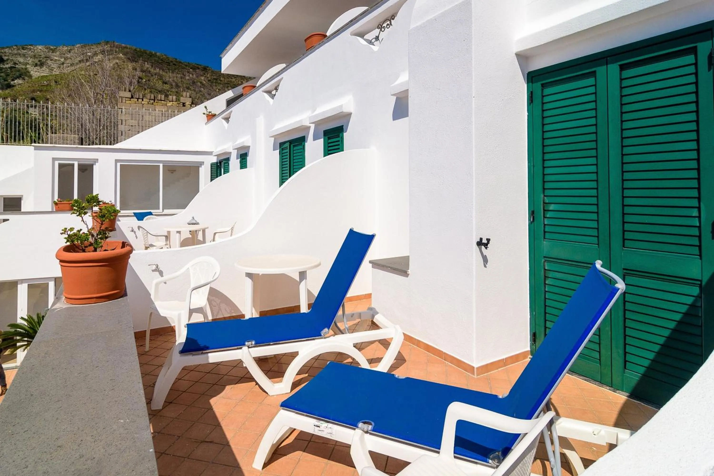Balcony/Terrace in Hotel Villa Fumerie