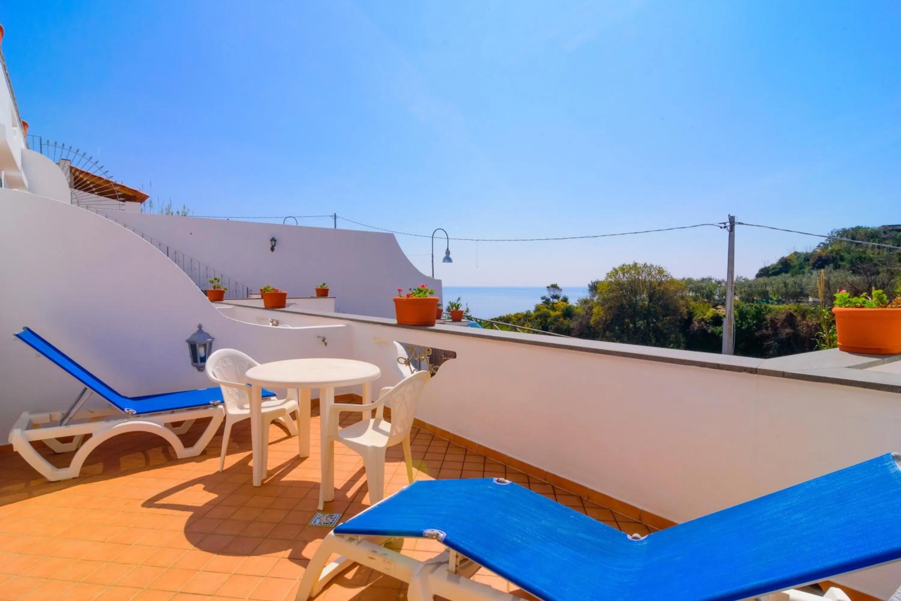 Balcony/Terrace in Hotel Villa Fumerie