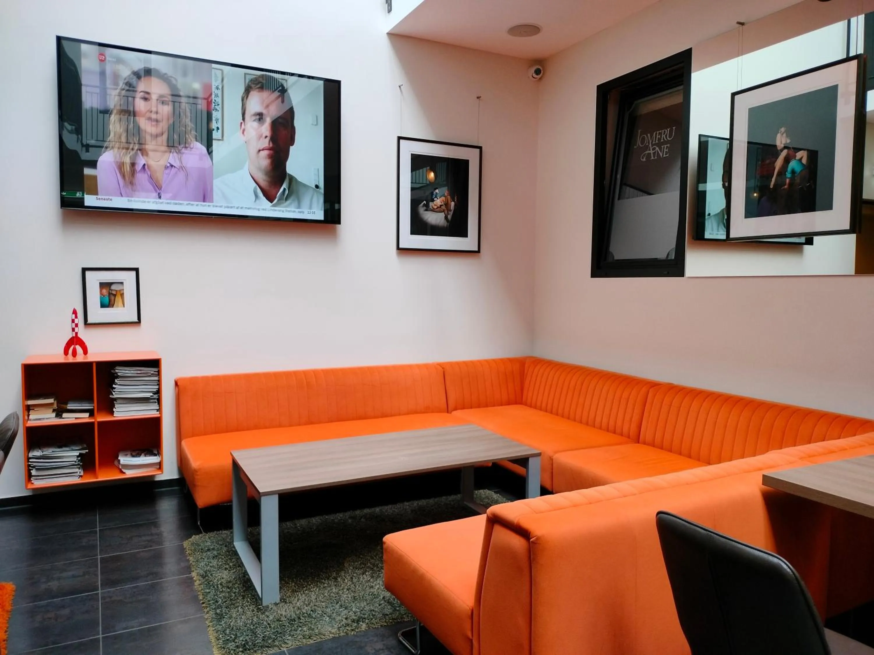 Seating area in Dancenter Hotel Jomfru Ane