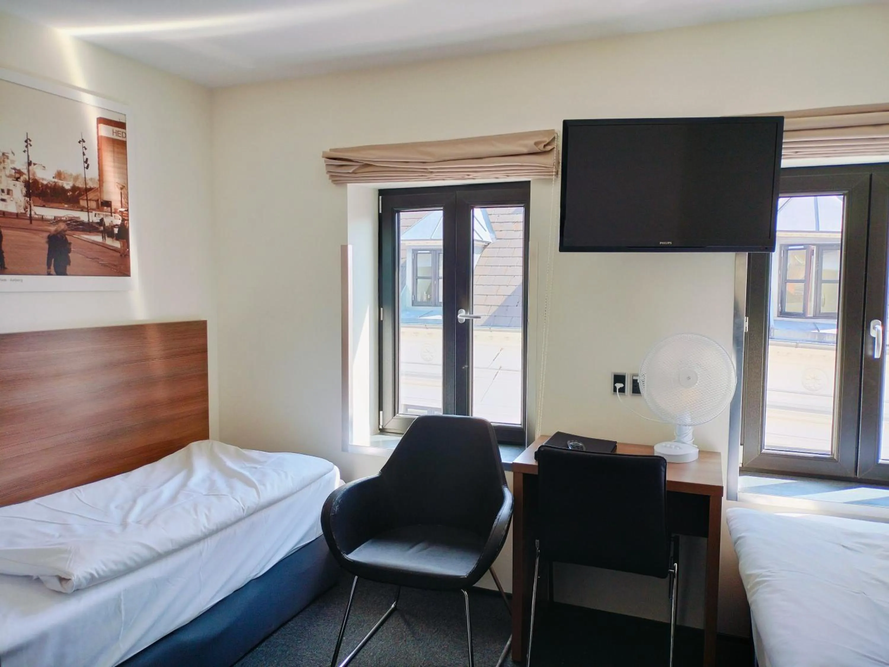 Bed in Dancenter Hotel Jomfru Ane