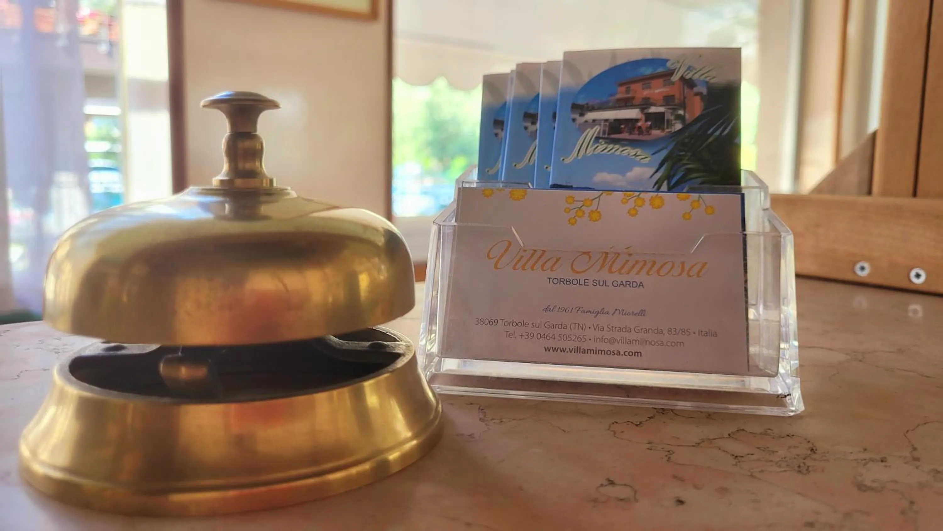 Lobby or reception in Albergo Villa Mimosa